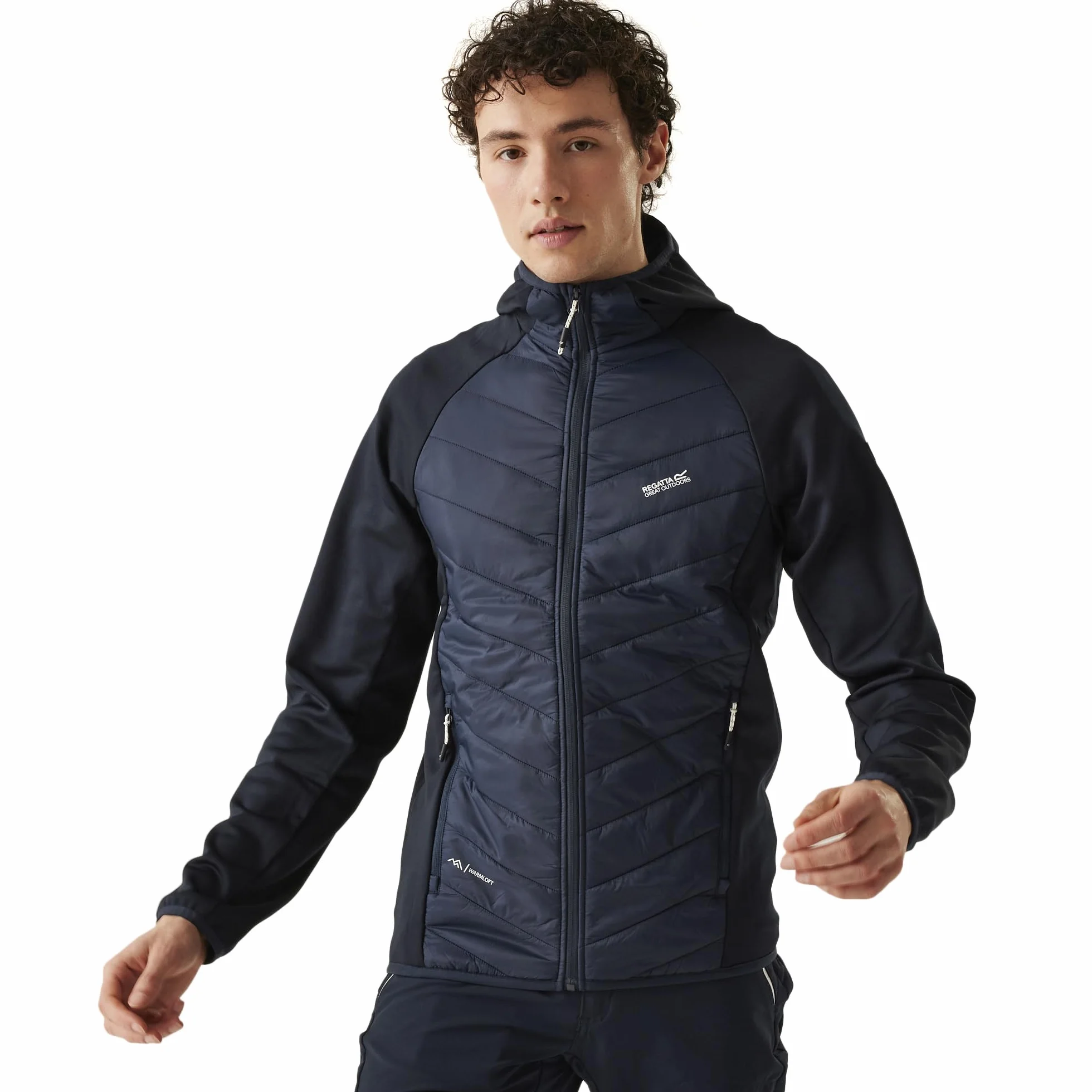 Regatta Wyściełany płaszcz Mężczyźni Wyściełana kurtka z kapturem Soft Shell (1 w zestawie)