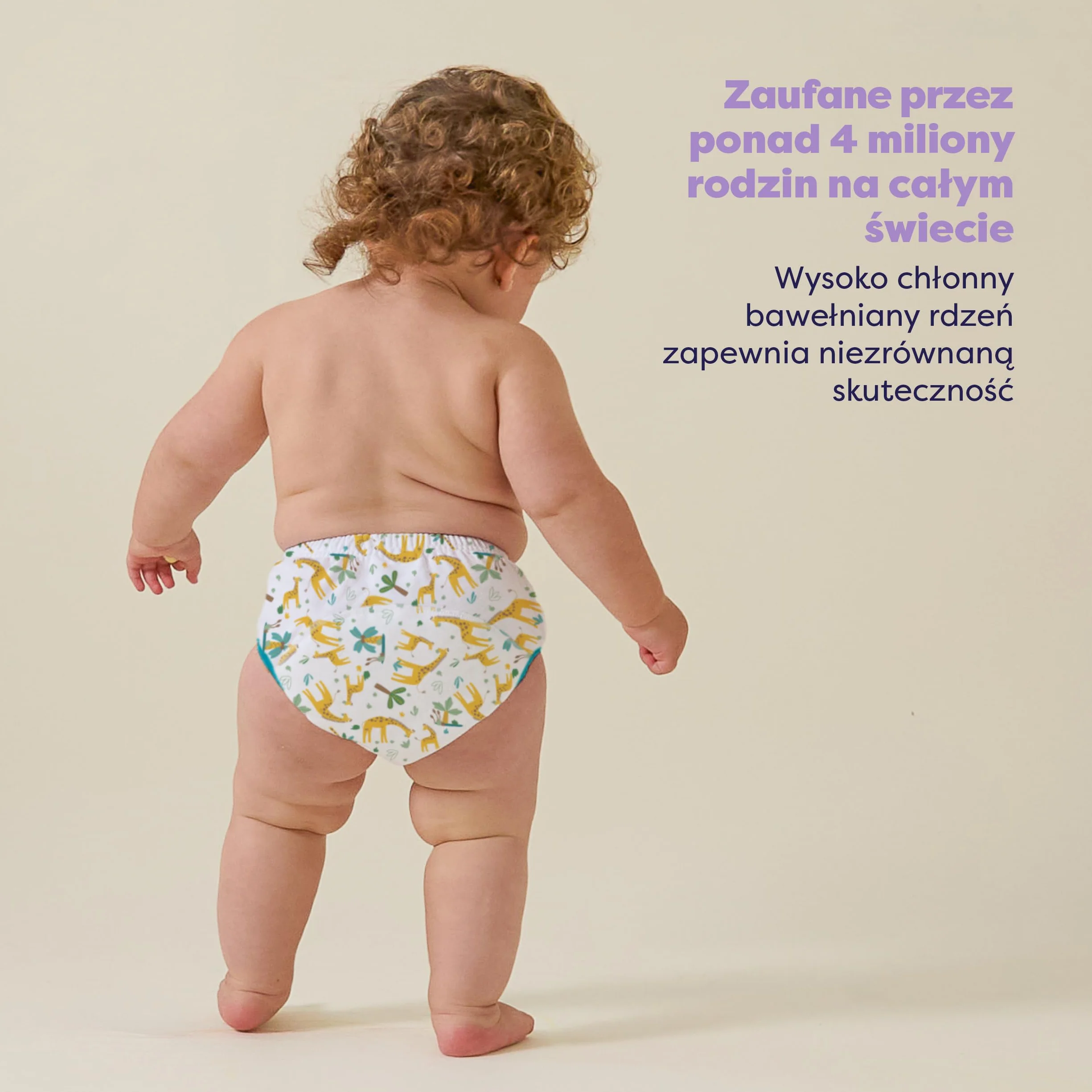 Wielorazowe majtki treningowe dla niemowląt i małych dzieci
