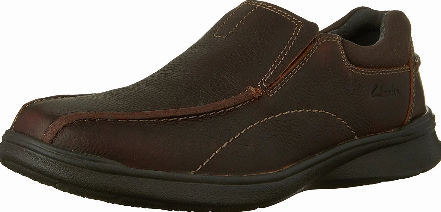 Clarks Cotrell Step Slip-On Męskie Mokasyny Wsuwane Brązowy