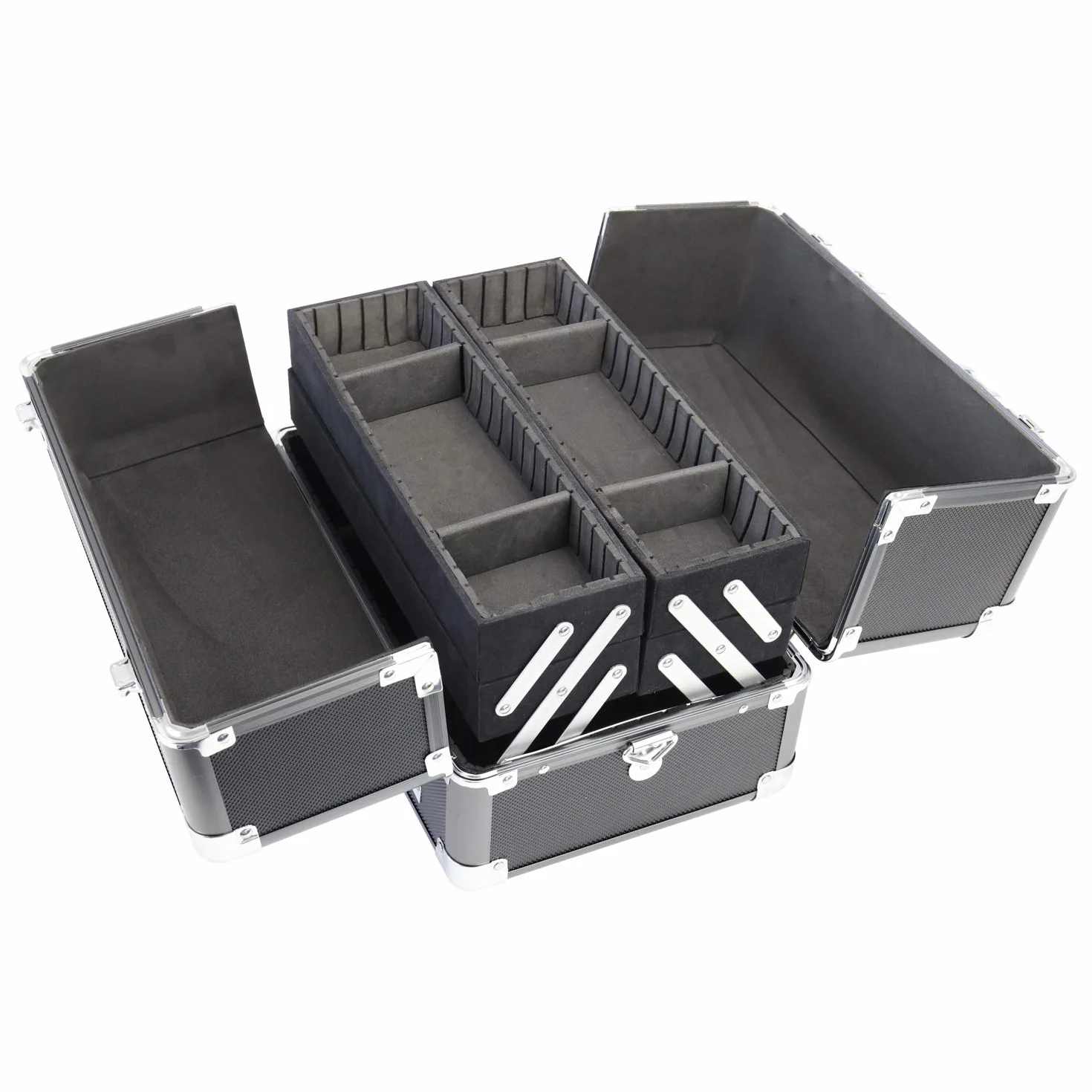HMF 14901-02 kosmetyczka, Vanity-Case, pudełko do makijażu, uniwersalne etui, 33 x 22,5 x 24 cm