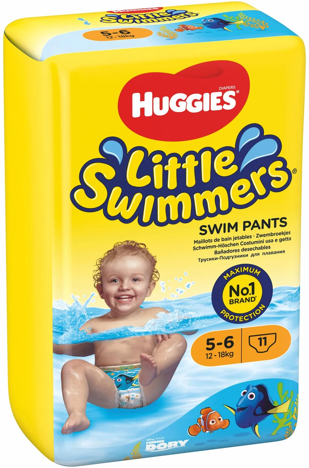 Huggies Little Swimmers pieluchy do pływania, rozmiar 5/6, 11 pieces