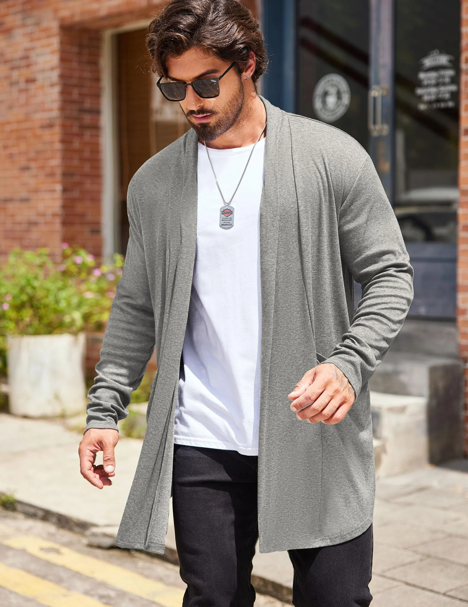 COOFANDY modny Mężczyźni Moda