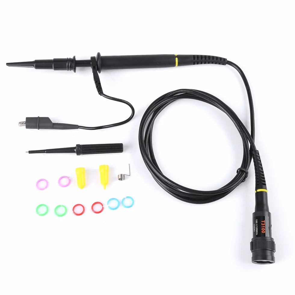 T3100 sonda oscyloskopowa Logic Analyzer X100 100 MHz High Voltage Clip sondy przenośne z zestawem akcesoriów