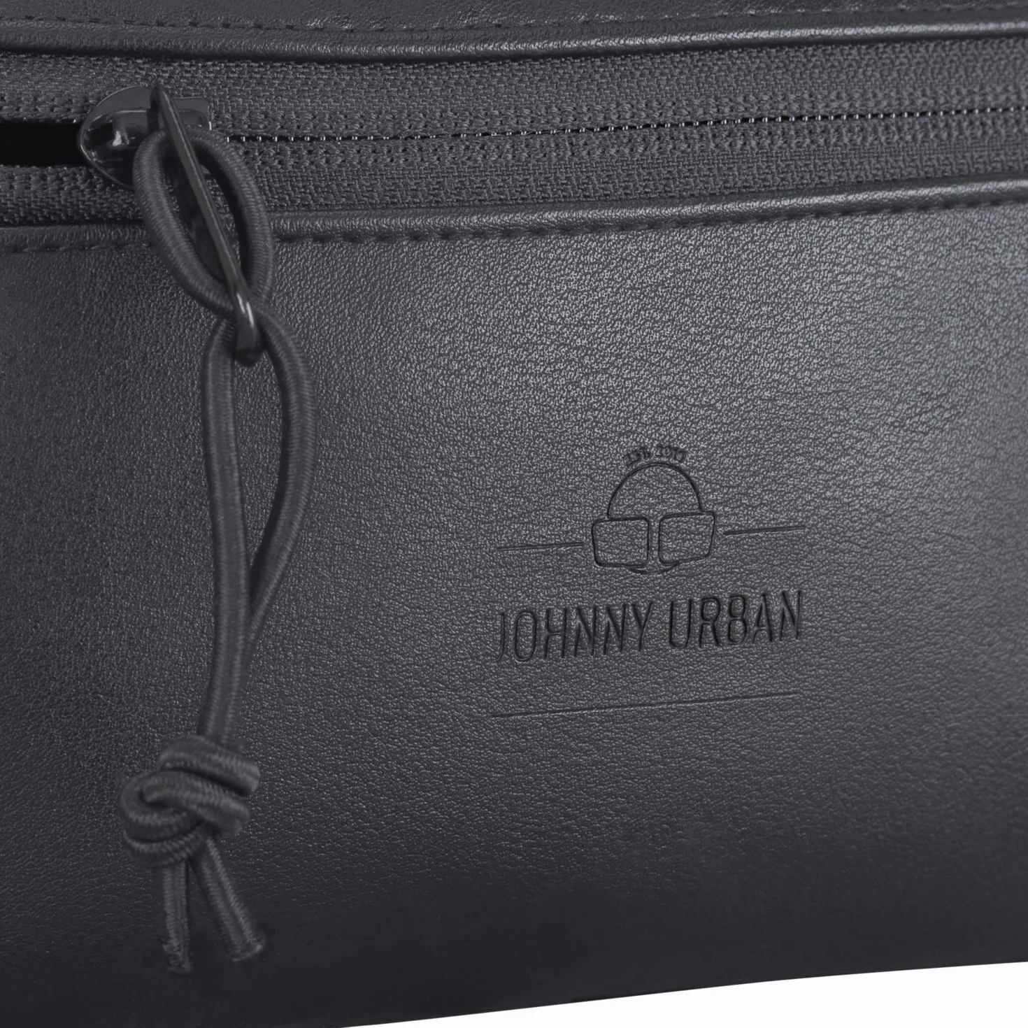 JOHNNY URBAN Toni saszetka biodrowa dla kobiet i mężczyzn, na co dzień, na festiwal i do uprawiania sportu, stylowa torba crossbody na podróż - odporna na działanie wody, czarny sztuczna skóra