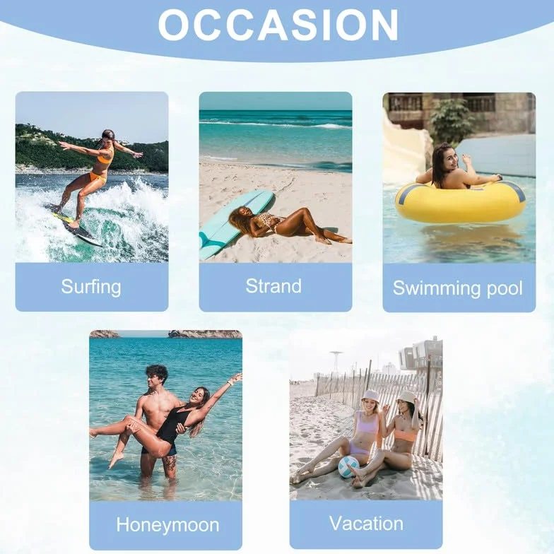 JASAMBAC Tankini damski dwuczęściowy kostium kąpielowy wyszczuplający brzuch z regulowanymi szelkami