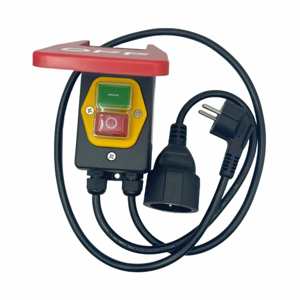 220 V KJD17B jednofazowy włącznik/wyłącznik, wyłącznik bezpieczeństwa, wyłącznik maszynowy, wyłącznik zerowy z gniazdkiem, wyłącznik awaryjny, wtyczka UE