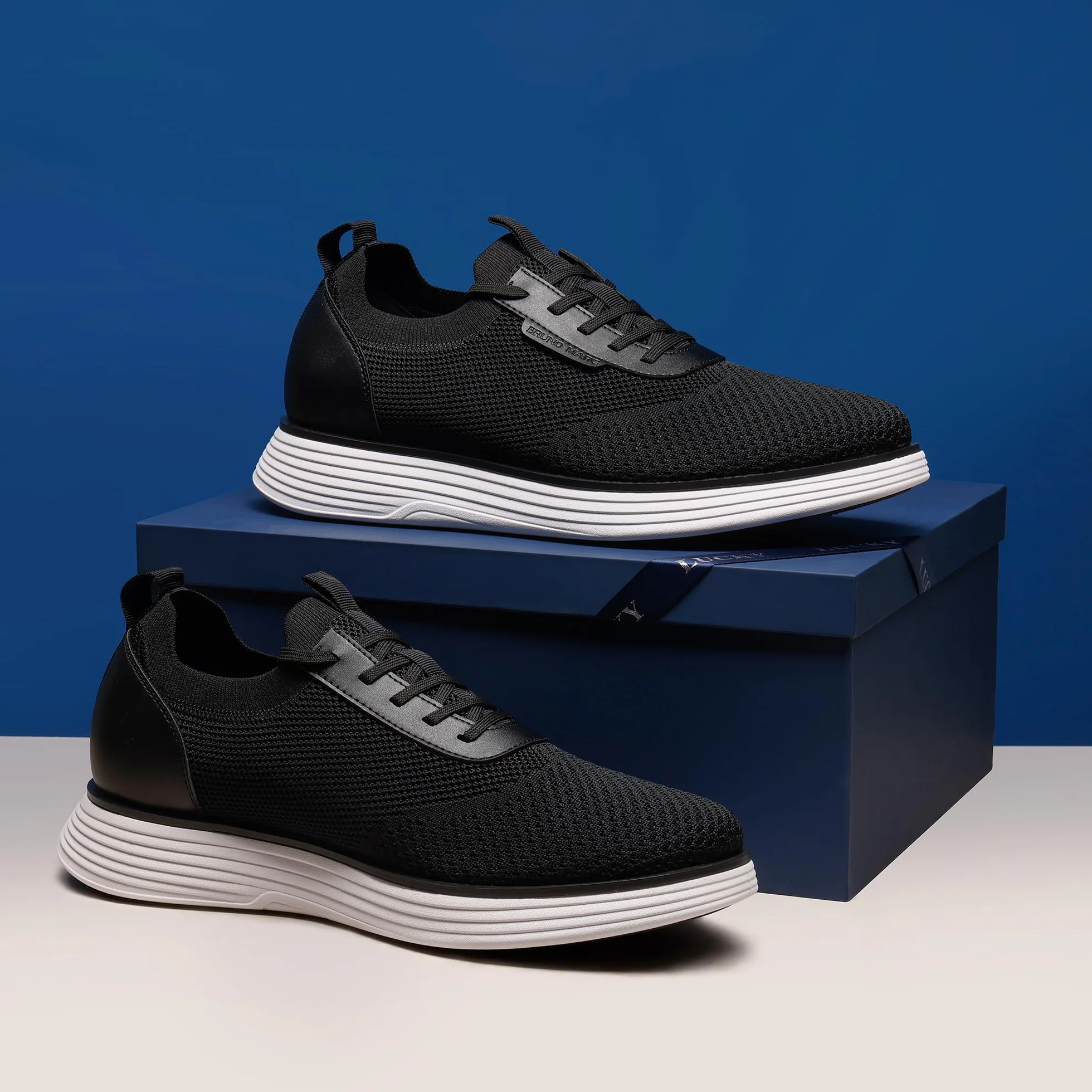 BRUNO MARC Męskie buty garniturowe, buty sznurowane