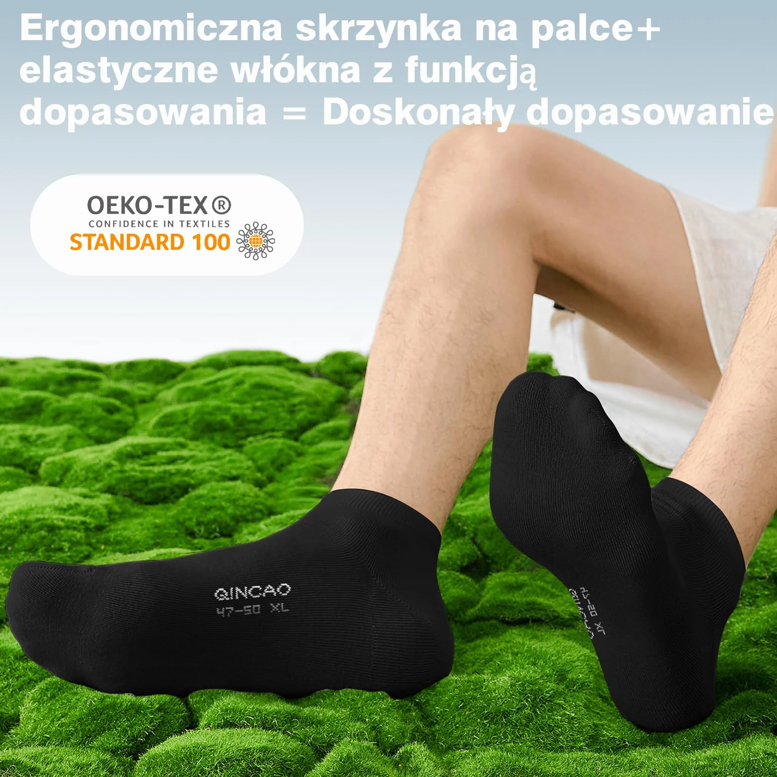 Skarpety bawełniane krótkie do trampek 6/10 par mężczyźni kobiety