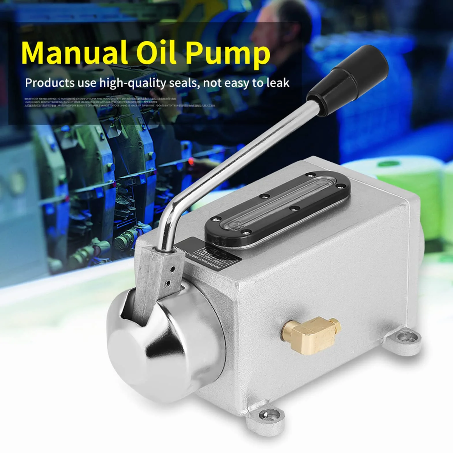 Pompa do ręcznego smarowania 500 cc CNC 4 mm podwójne porty do wiercenia tokarskiego