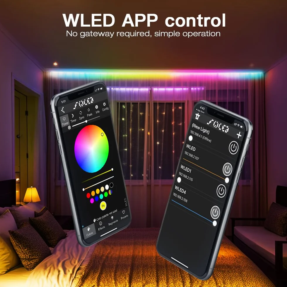 GLEDOPTO ESP32 WLED kontroler taśmy LED 5-24 V tryb dynamiczny RGB DIY port sterowanie aplikacją łatwe okablowanie FCOB adresowalna taśma świetlna do WS2811 WS2812 SK6812 TM1814 WS2813 (015WL)