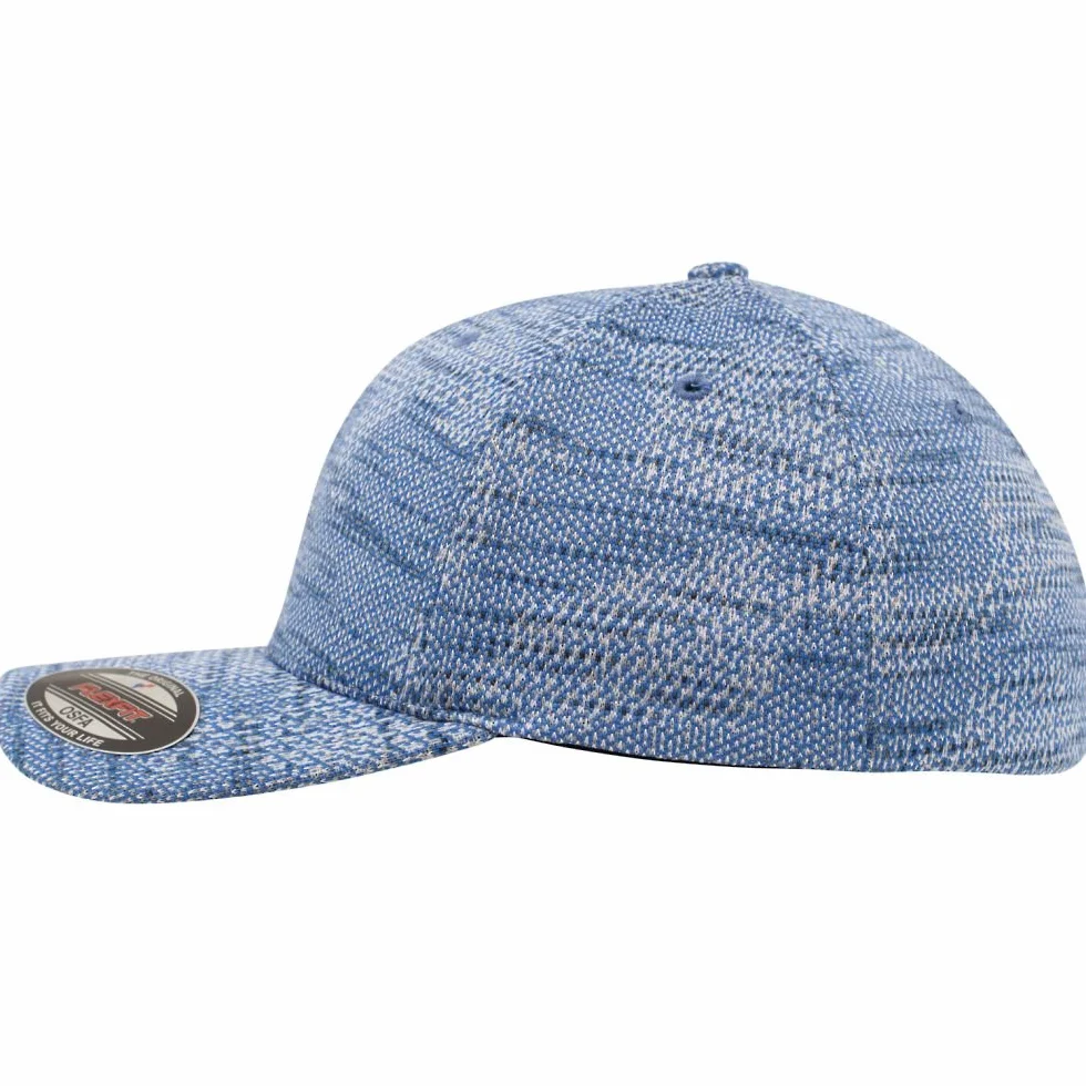 Flexfit Czapka żakardowa z daszkiem niebieska L/XL
