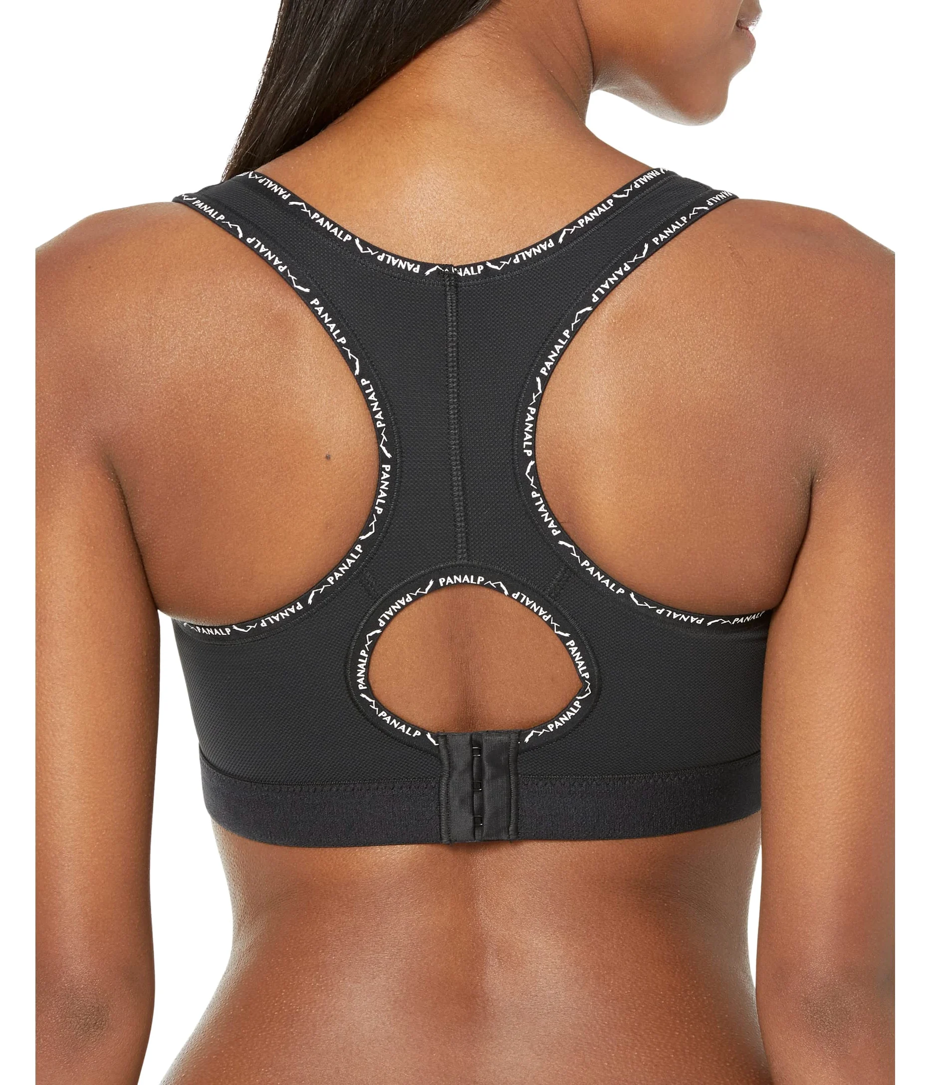 Anita - Pan Alp - damski biustonosz sportowy - Racerback, czarny, 80D