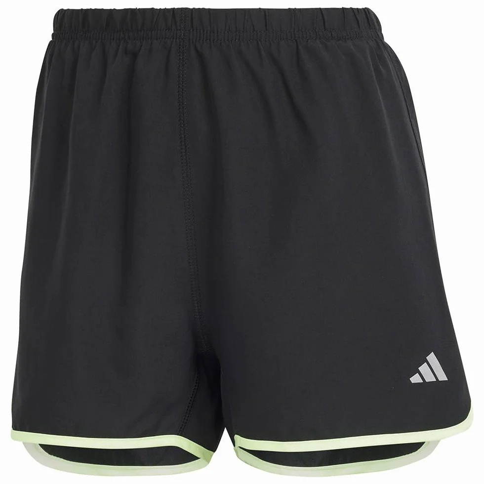 adidas Damskie szorty Run It, L 10 cm czarne, Czarny, L