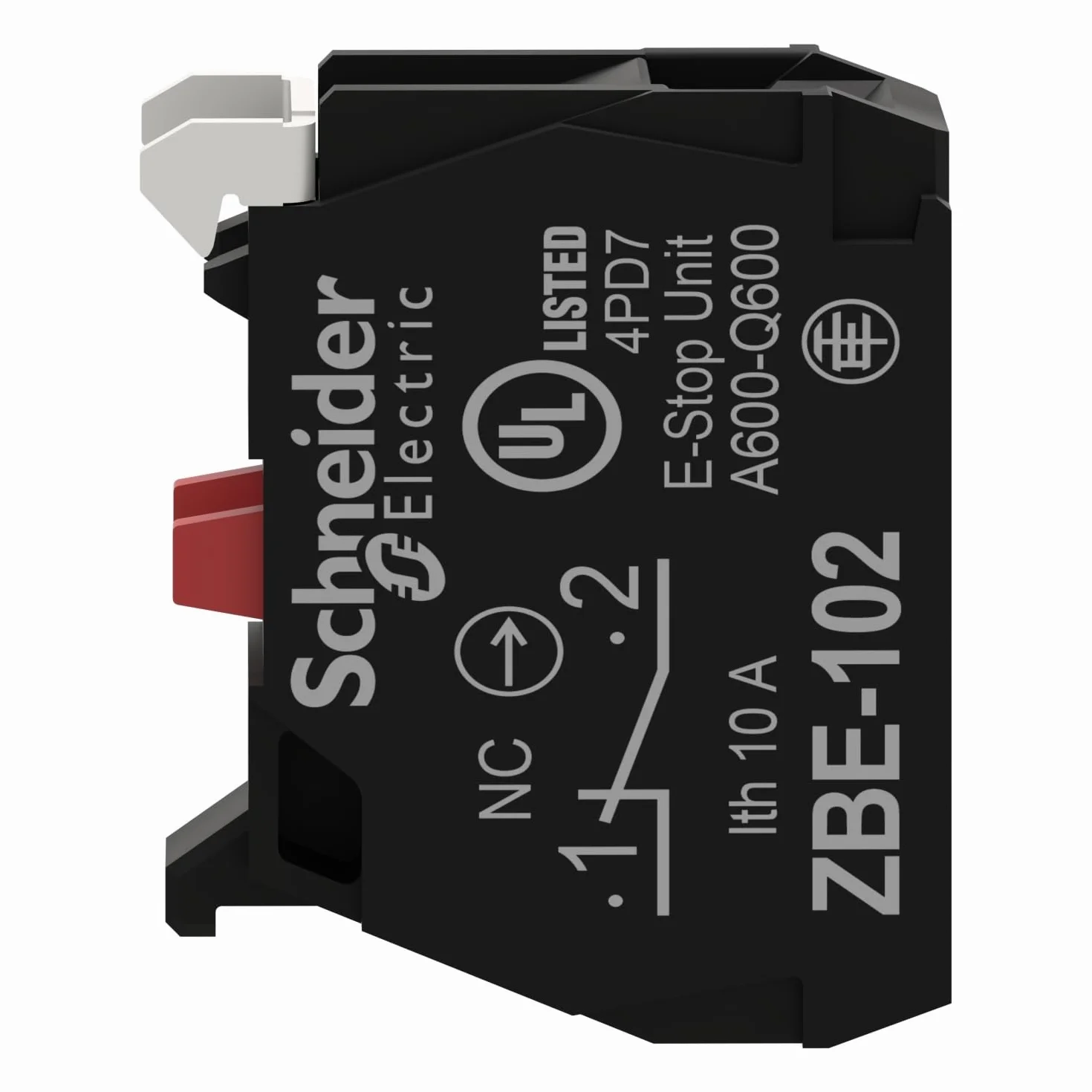 Schneider Electric | ZBE102 - blok przełącznika pomocniczego, ZBE 22 mm, 1Ö, ilość: 5