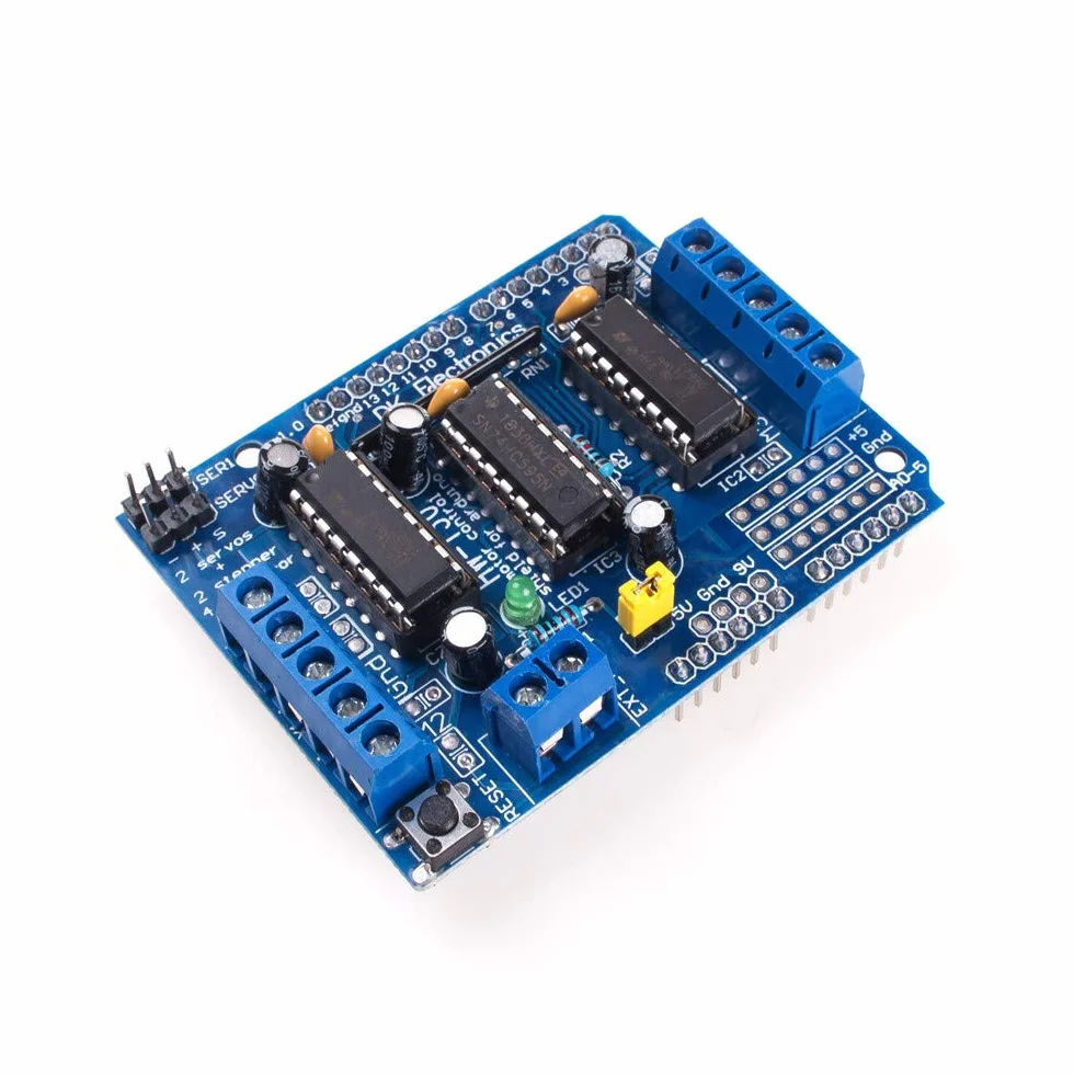 L293D Motor Driver Shield sterownik silnika krokowego do Arduino Duemilanove Mega UNO R3 AVR ATMEL