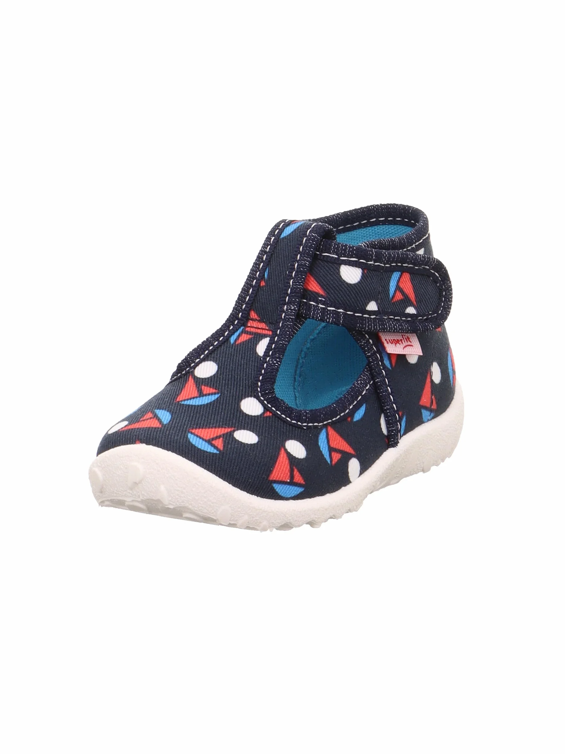 Superfit Chłopcy Spotty Pantofel