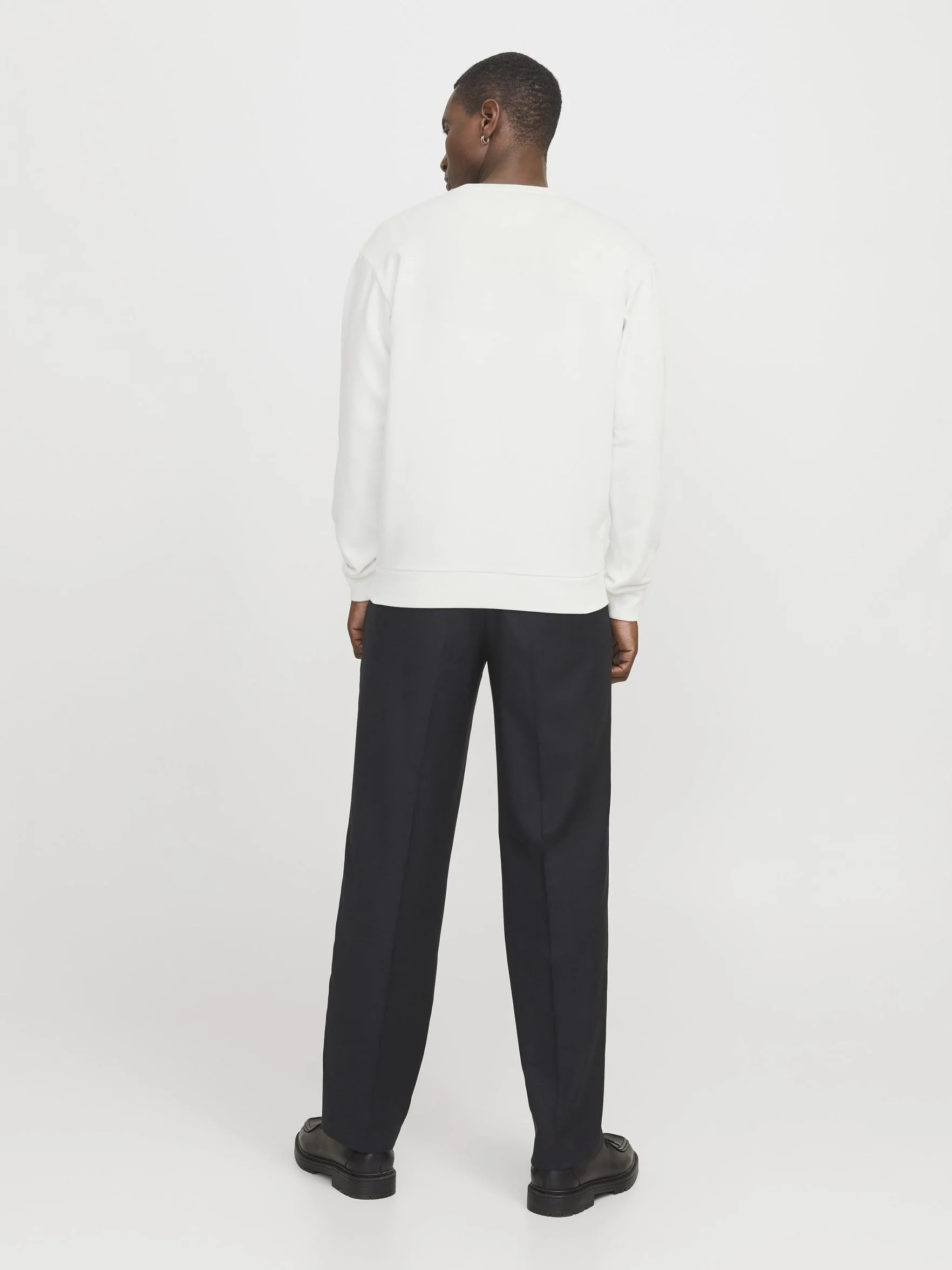 JACK & JONES Jjebradley Sweat Crew Noos męskie Cloud Dancer L