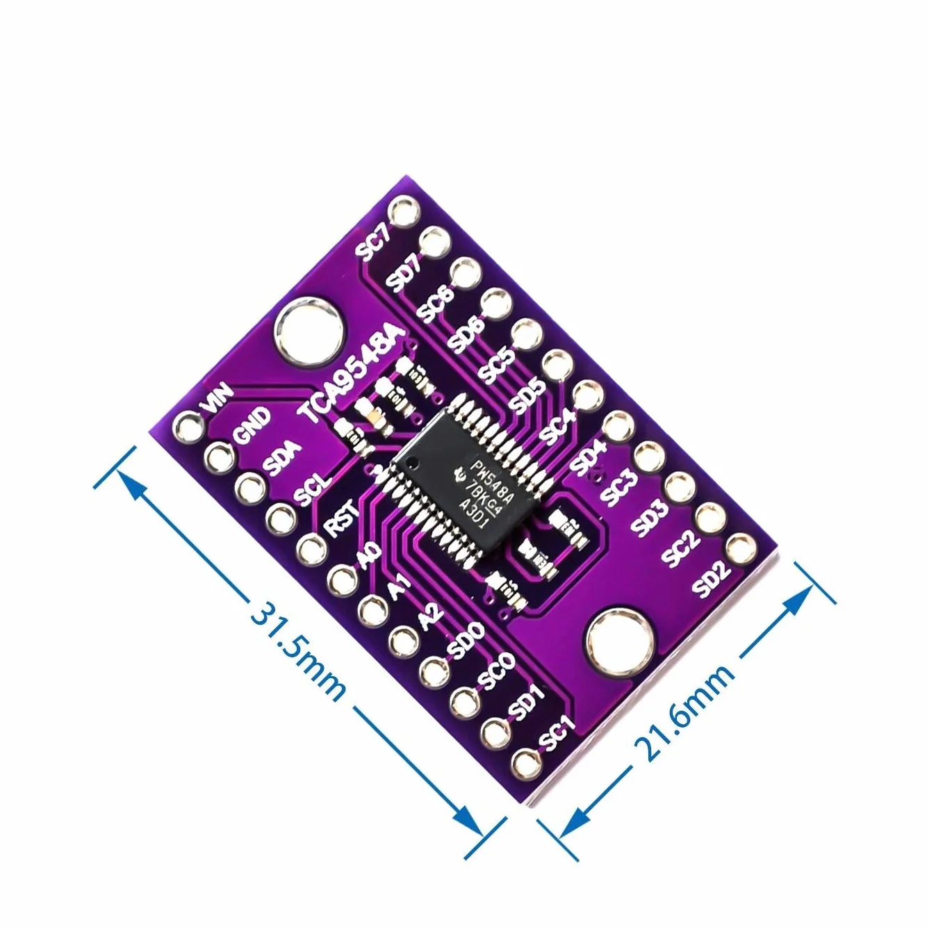 5pcs tca9548a 8 Channel i2c IIc Multi-Channel expansión Board 1-to-8 tca9548