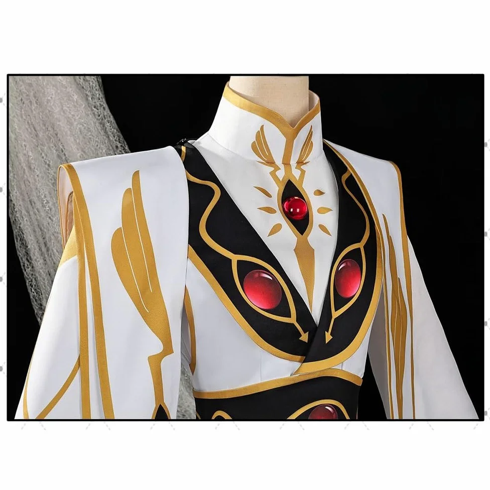 Zhongkaihua Lelouch kostium anime, cosplay, mundur, garnitury, pełne zestawy dla mężczyzn, komiksowe, do odgrywania ról, na karnawał, Halloween, przebranie