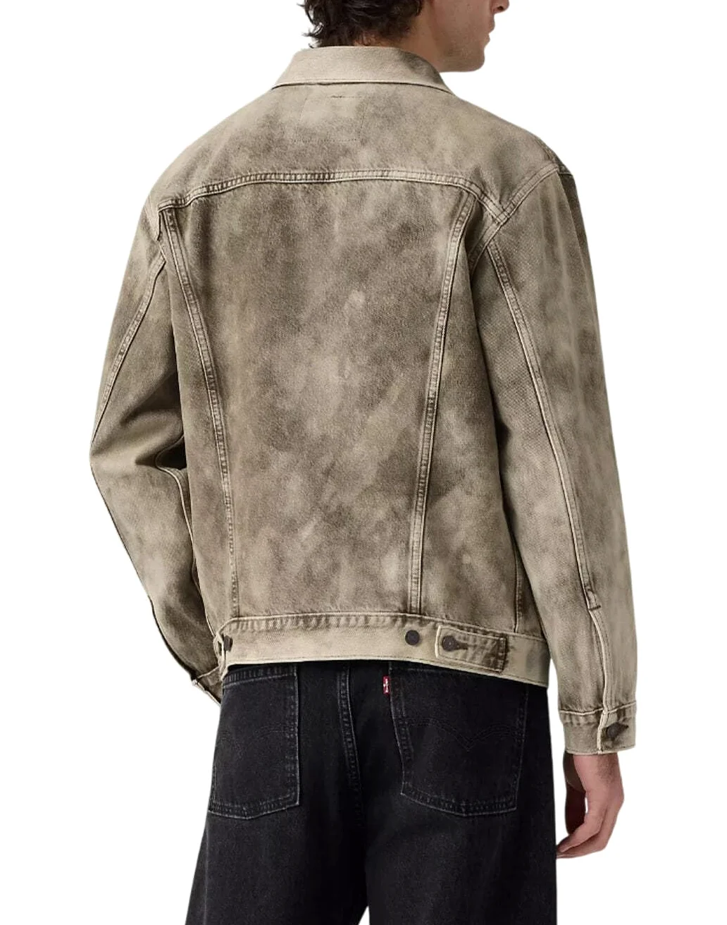 Levi's Kurtki jeansowe męskie brązowe A5782-0084