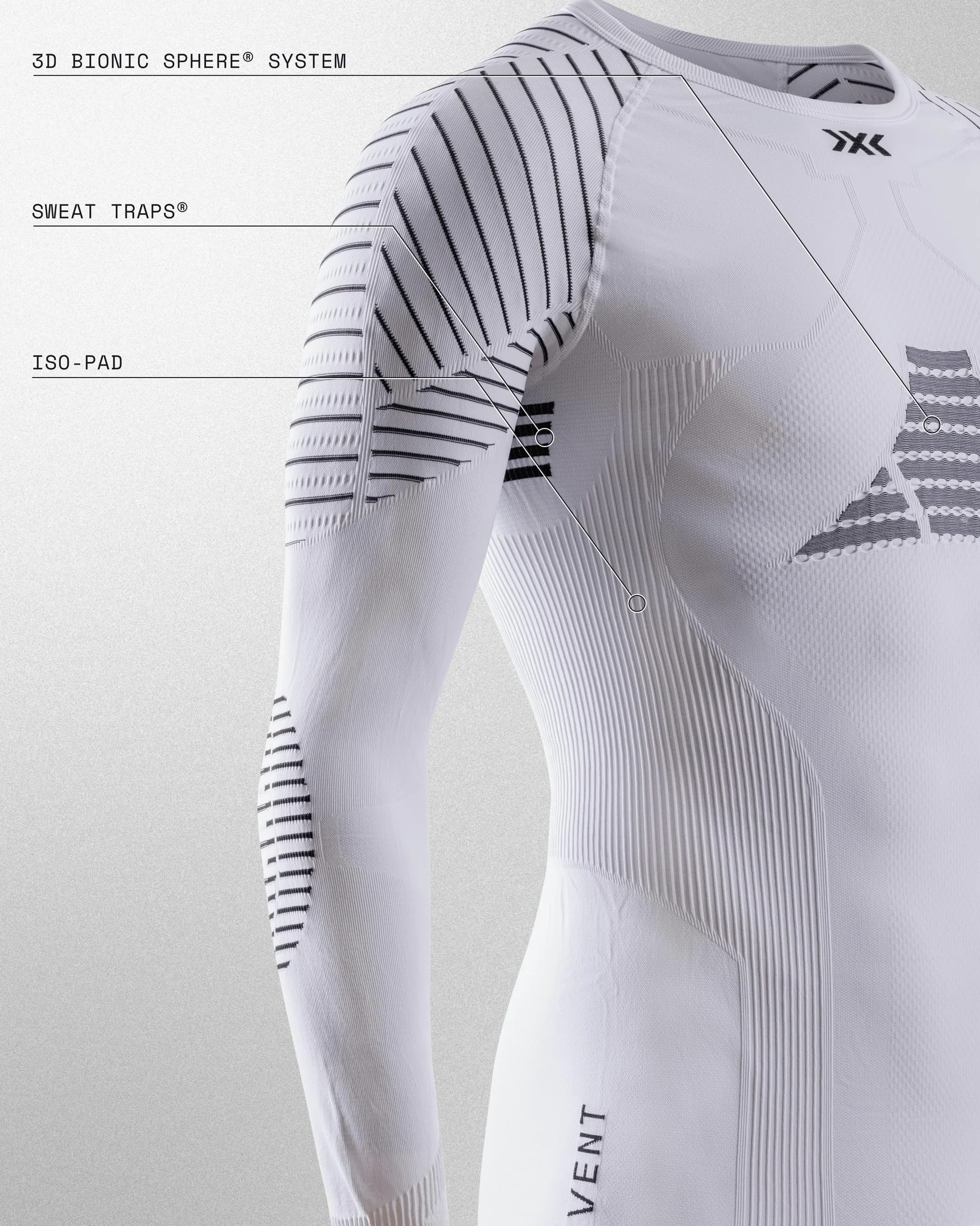 X-Bionic Koszulka z długim rękawem Mężczyźni Invent 4.0