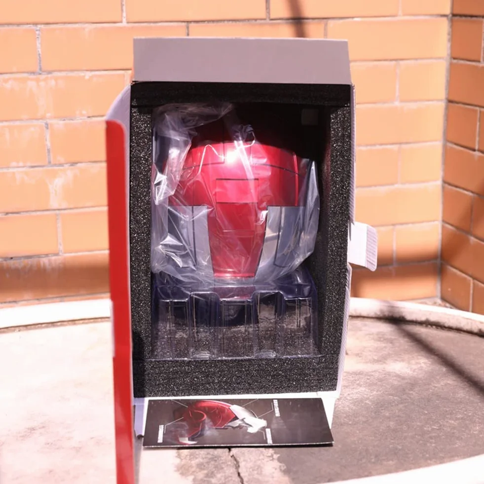 Iron Man kask elektryczny MK5 1:1 do noszenia sterowanie głosem świecąca maska