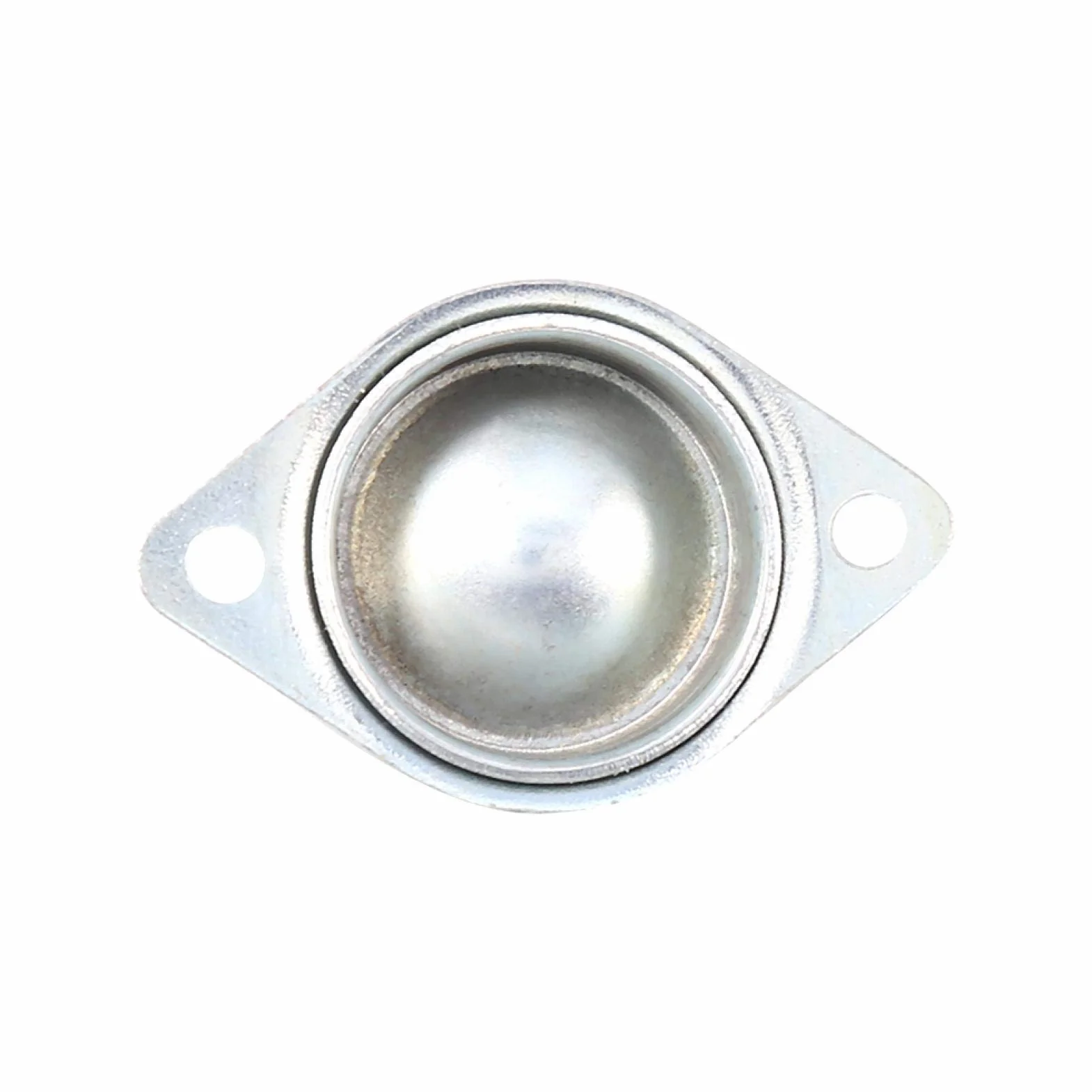 Kulki z łożyskami transferowymi, 5 szt. 48 * 32 * 20 mm 2-otworowe montowane metalowe żelazna stal uniwersalne łożyska kulkowe, do przenośników, skrzyni, mebli