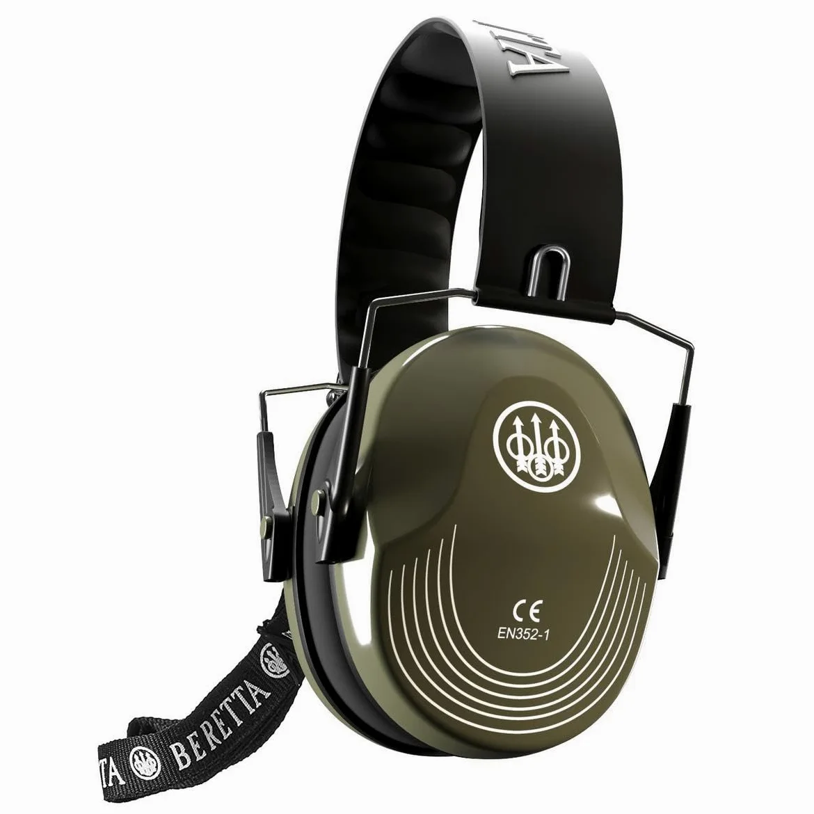 Beretta Unisex New Prevail nauszniki, zielony, jeden rozmiar