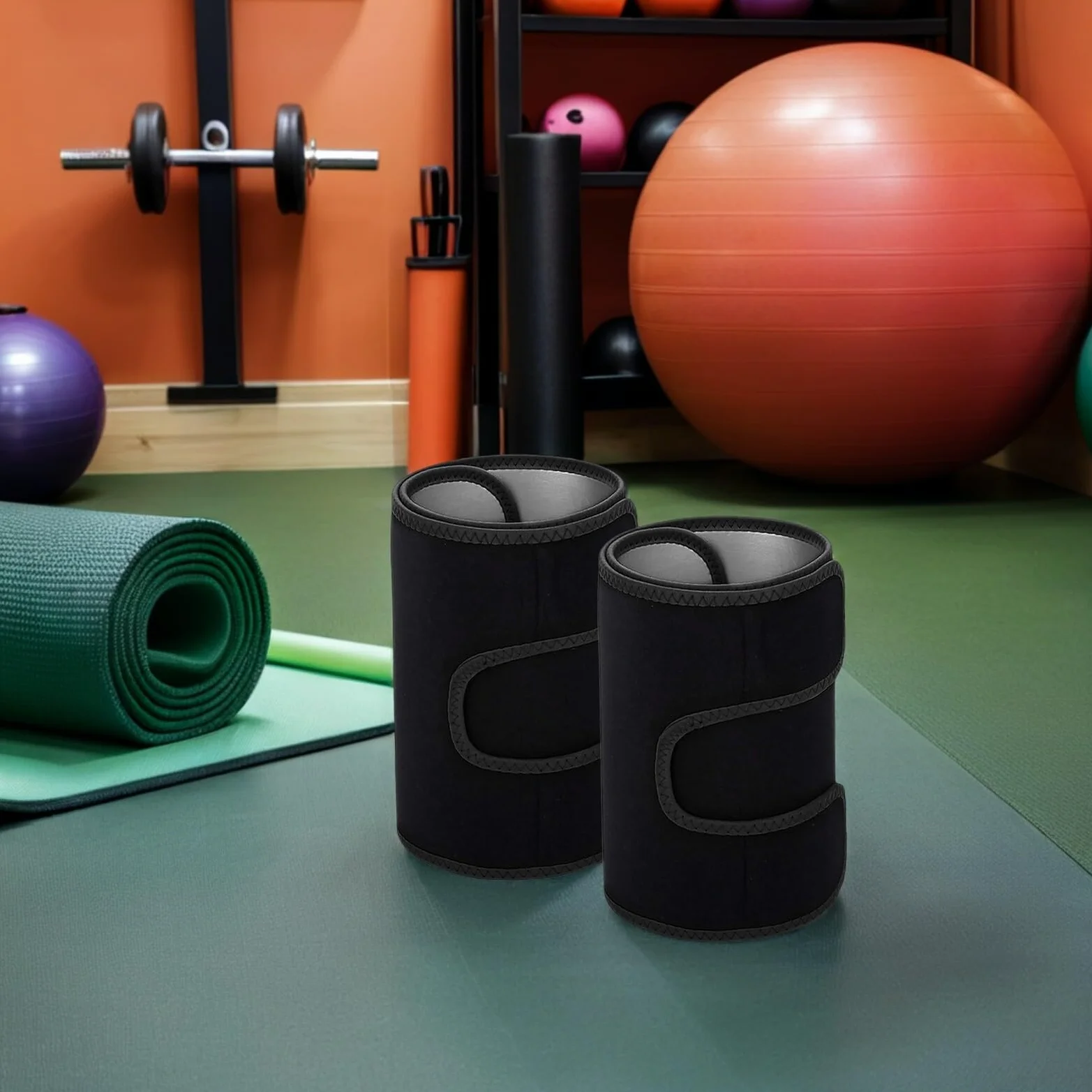 1 Para legginsy fitness paski damskie opaski potowe na udach okłady wyszczuplające uda opaski na uda nastawny pas odchudzający odzież ochronna pasek na nogę zdatność rękawy udowe