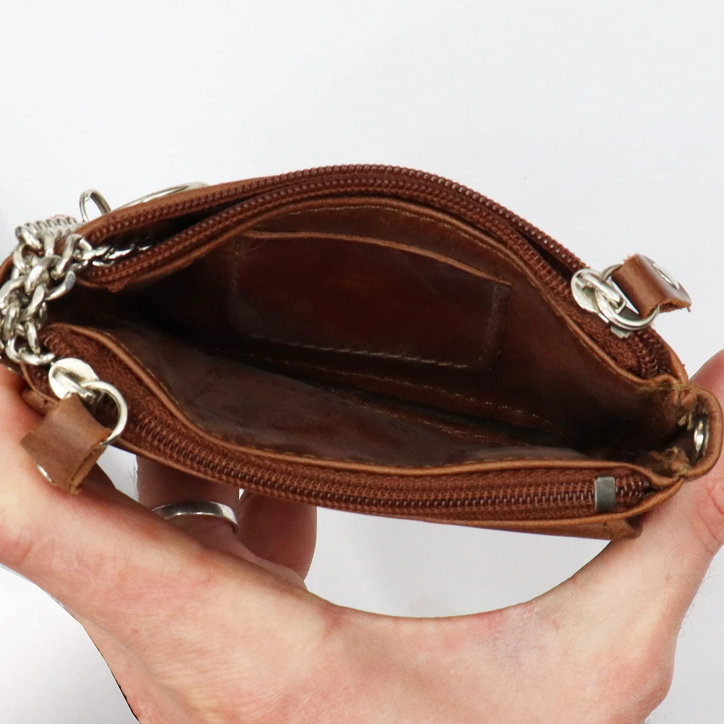 Safekeepers etui na klucze skórzane brązowy męskie damskie