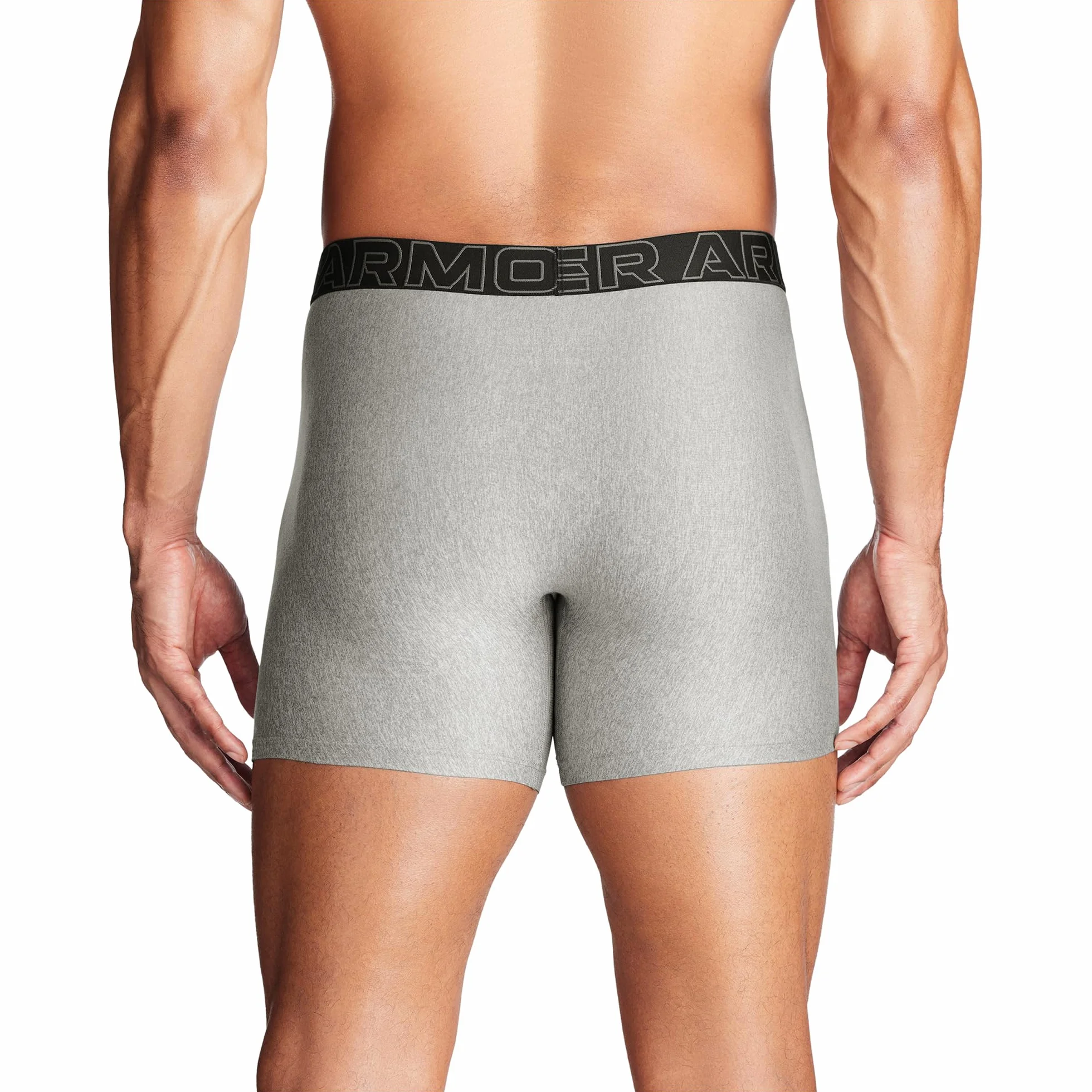 Under Armour Bielizna męska 15 cm Performance Tech Boxerjock - 3-pak, Czarny/ciemnoszary/szary, L