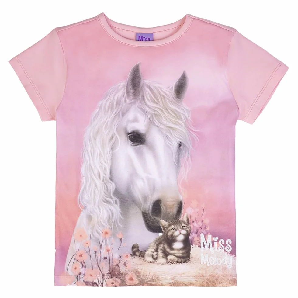 Miss Melody T-shirt różowy