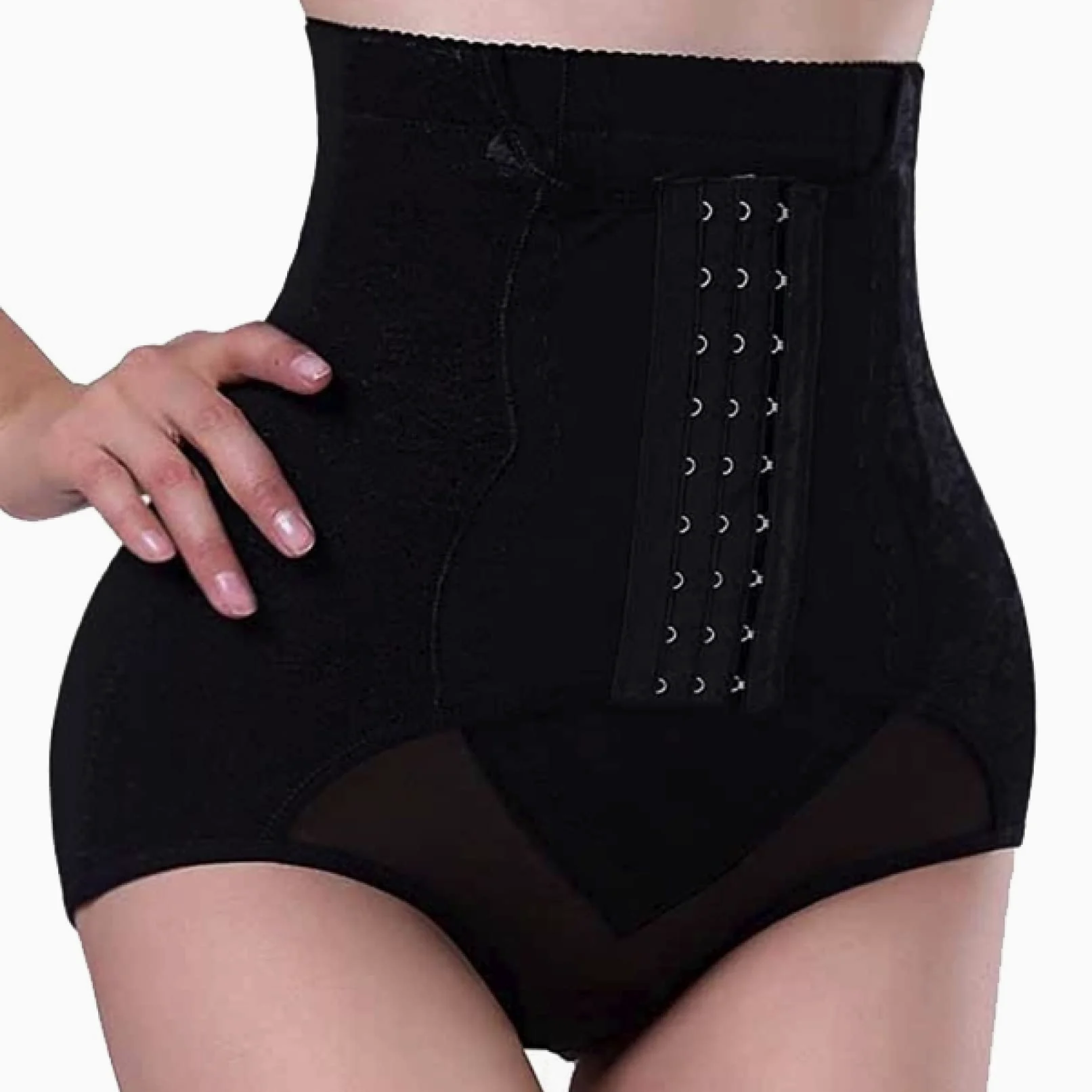 ISCBAFYX Majtki damskie z wysokim stanem wyszczuplają majtki wyszczuplają brzuch figi spodnie bielizna modelująca body dla pani