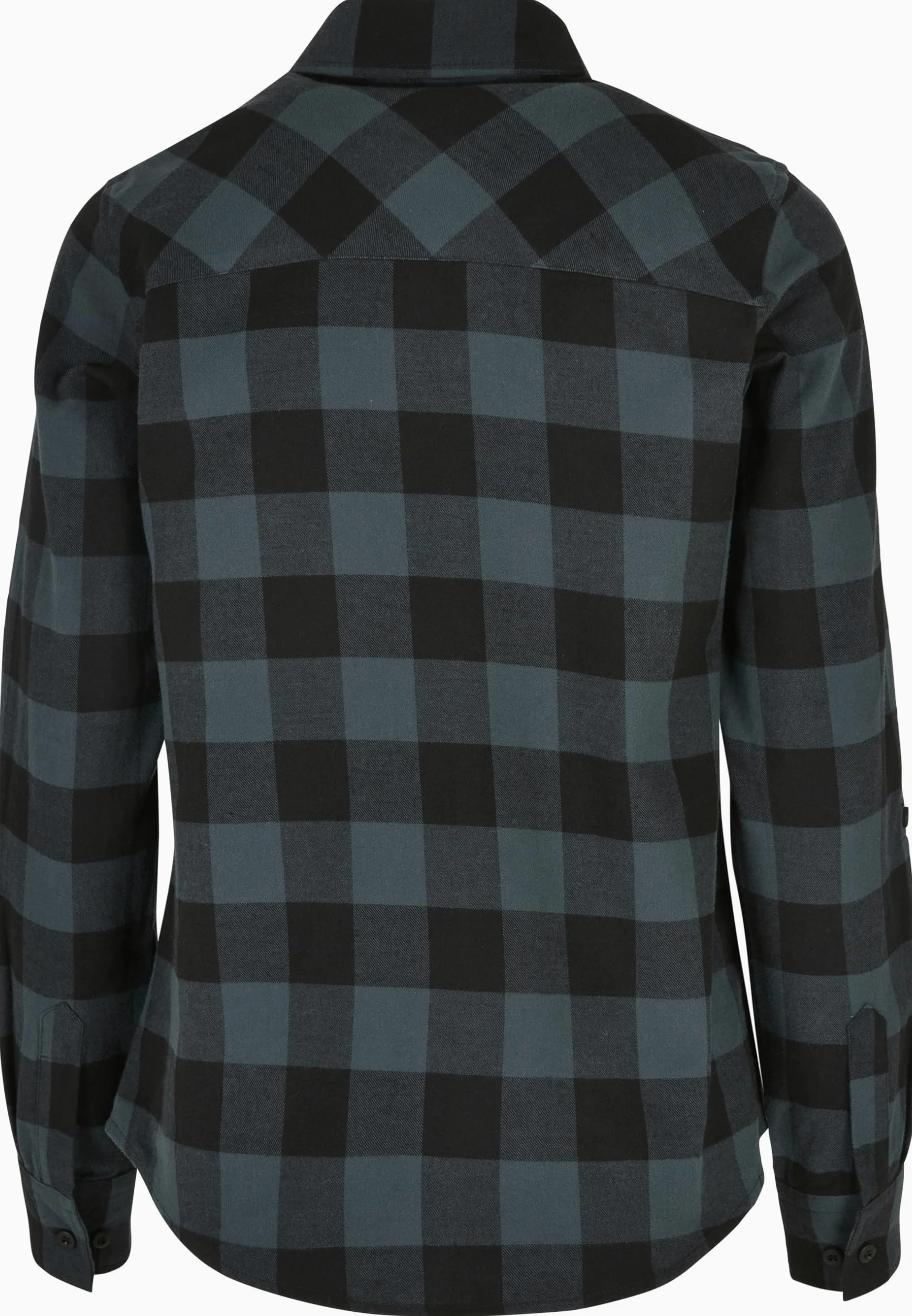 Urban Classics Ladies Turnup Checked Flanell Shirt Koszula Kobiety , Jasper/czarny , M