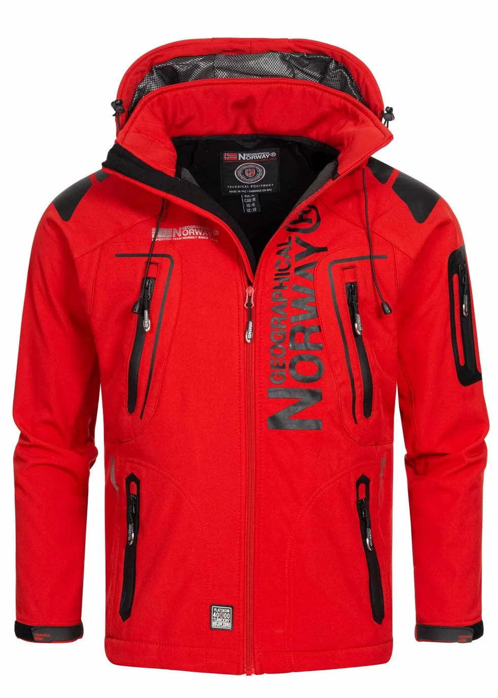 Geographical Norway Kurtka softshell Mężczyźni tambour