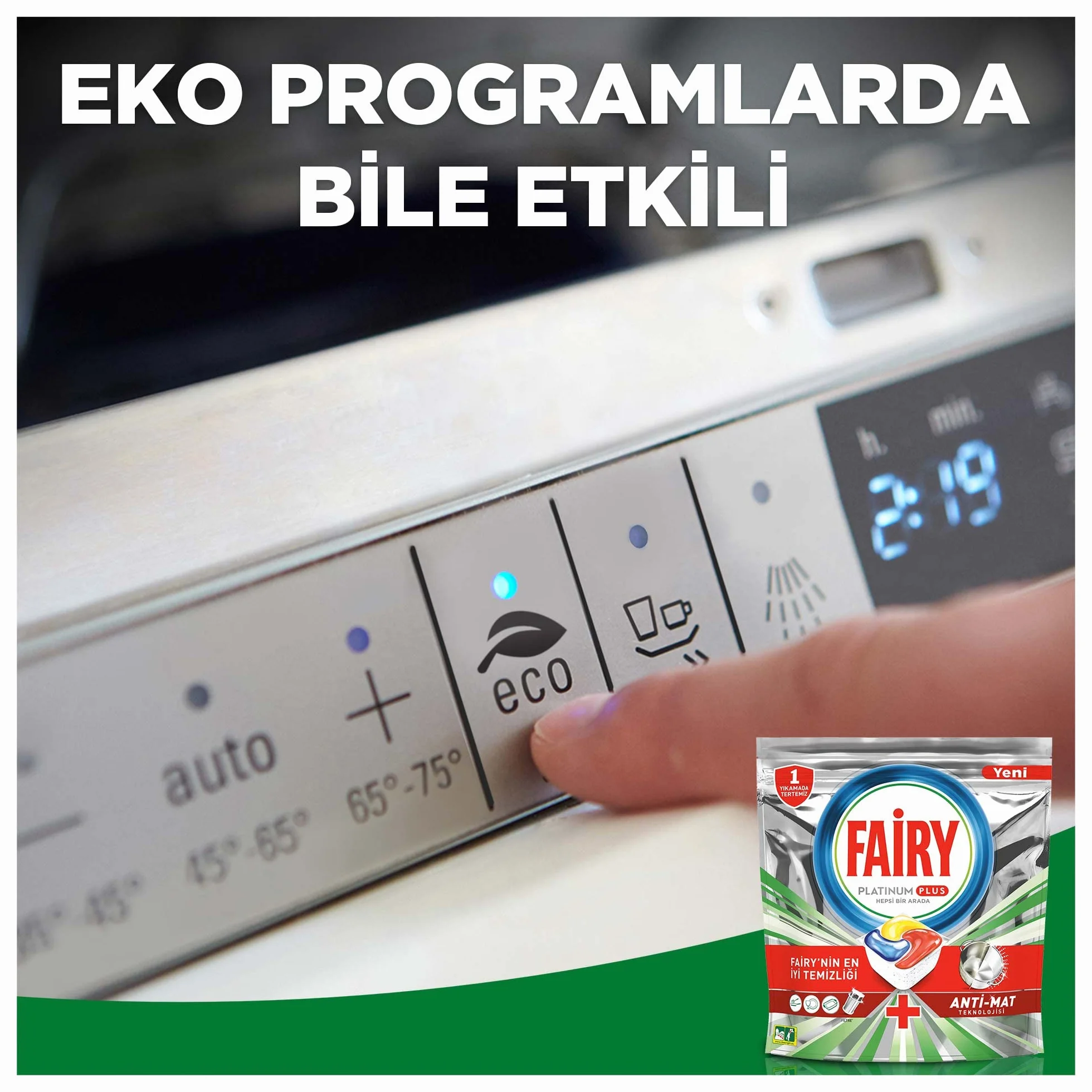 Fairy Platinum Plus All In One, Kapsułki do zmywarki, Lemon, 106 sztuk (2 x 53 szt.), Tabletki czyszczące