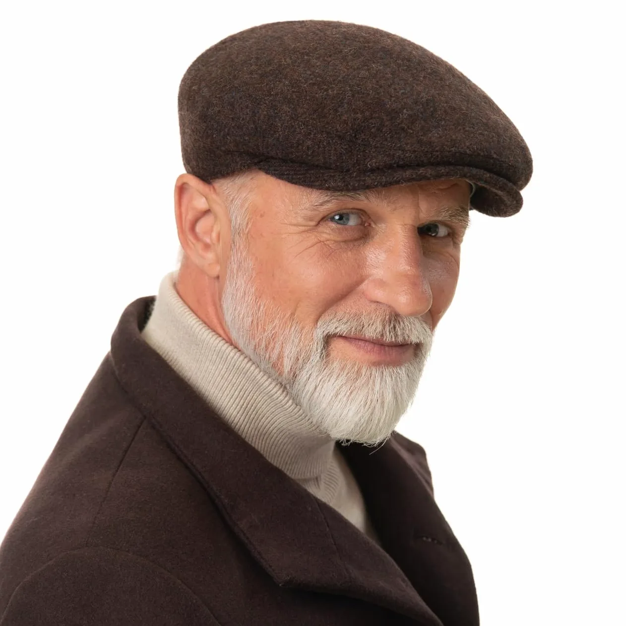 Stetson Kent Wool 160 Years płaska czapka z daszkiem, męska – Made in Germany, z daszkiem, na jesień, zimę, jesień i zimę