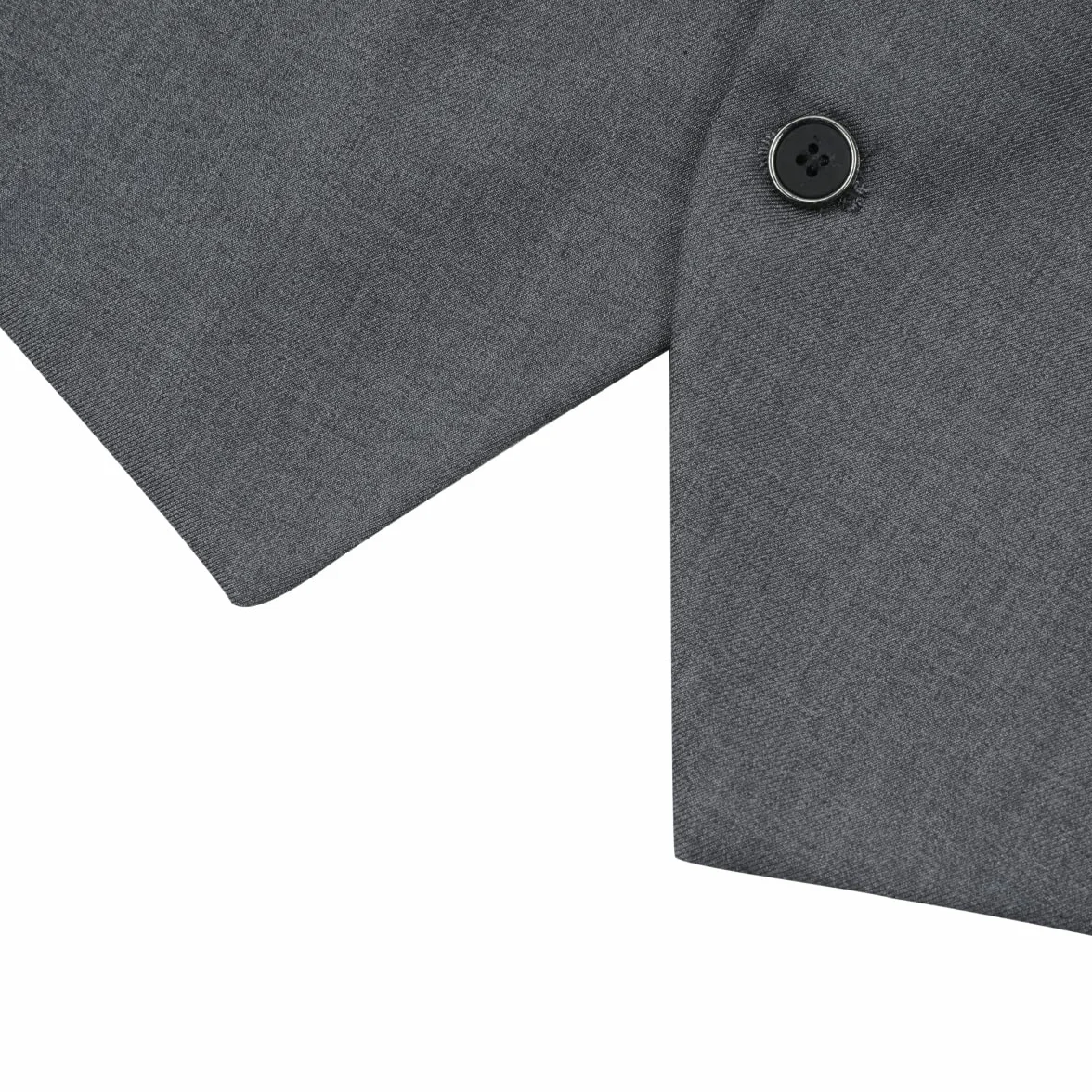 Allthemen Męska kamizelka slim fit, dekolt w serek, bez rękawów, na ślub biznesowy