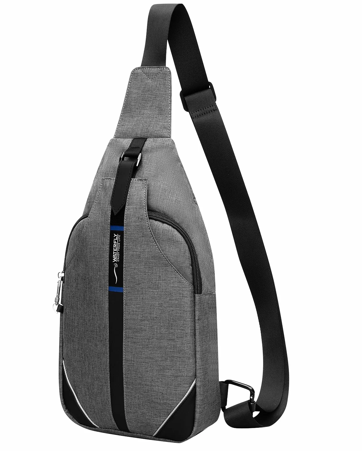 Waterfly Plecak antykradzieżowy, torba crossbody, mały wielofunkcyjny plecak na co dzień dla mężczyzn i kobiet