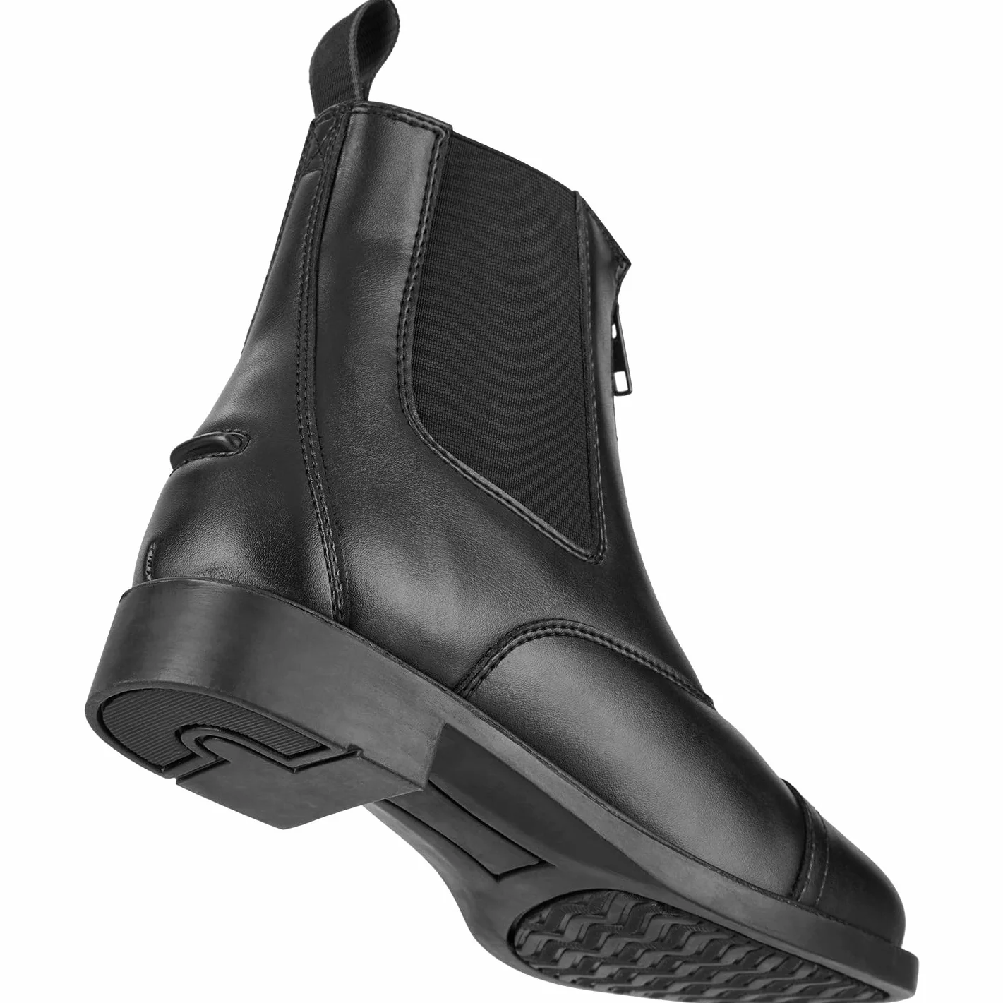 COMPANION FZ RL24 Jodhpur buty do jazdy konnej sztuczna skóra czarny 38 EU