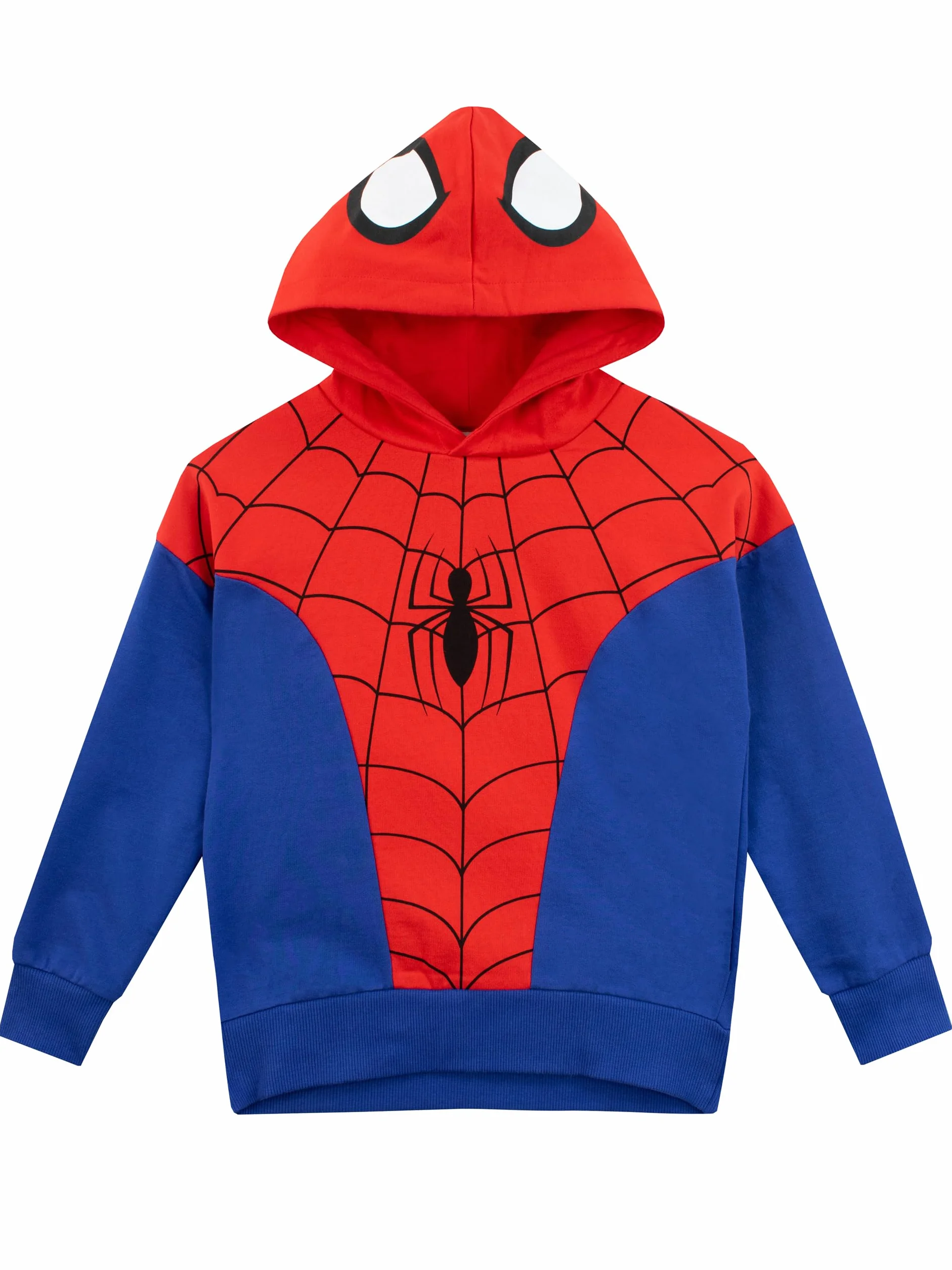 Marvel Chłopięca bluza z kapturem Spiderman | Chłopięce bluzy Spiderman do przebrania | Ubrania Spiderman dla dzieci