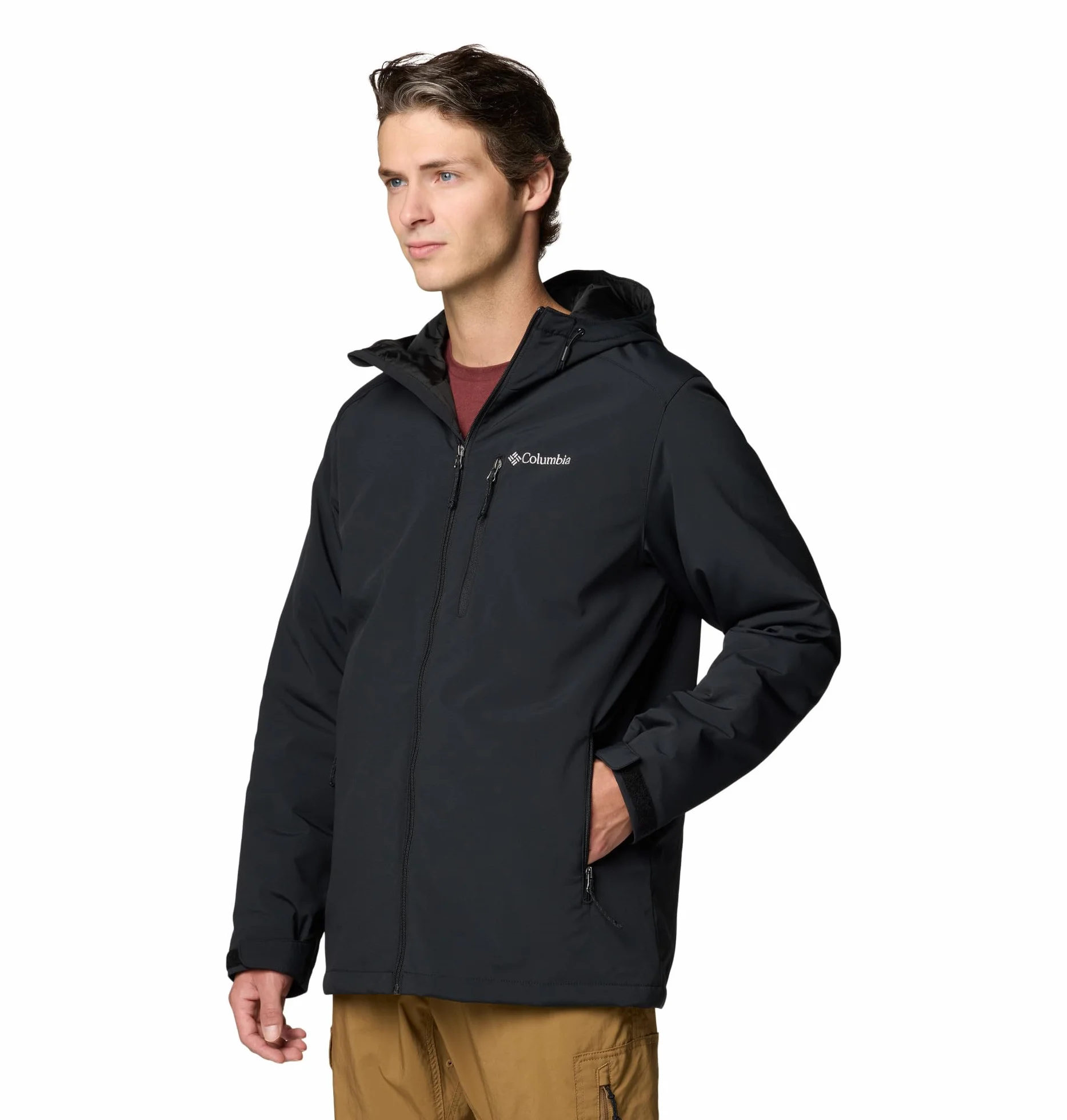 Columbia Gate Racer Softshell męska kurtka softshell, czarna, rozmiar L