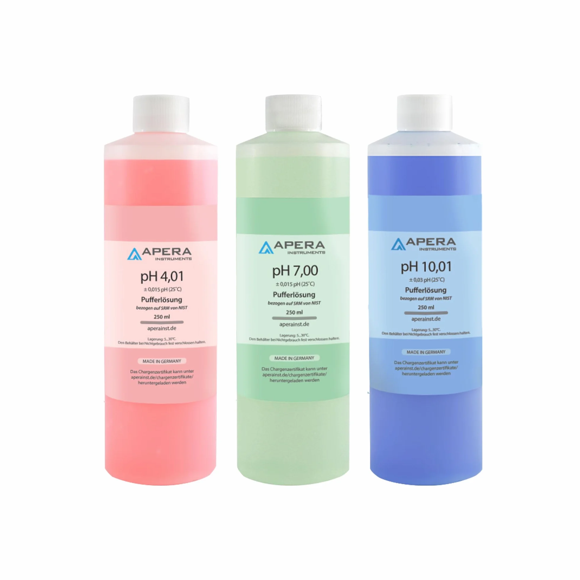 Apera Instruments Roztwór do kalibracji pH 4,01/7,00/10,01 250 ml AI115