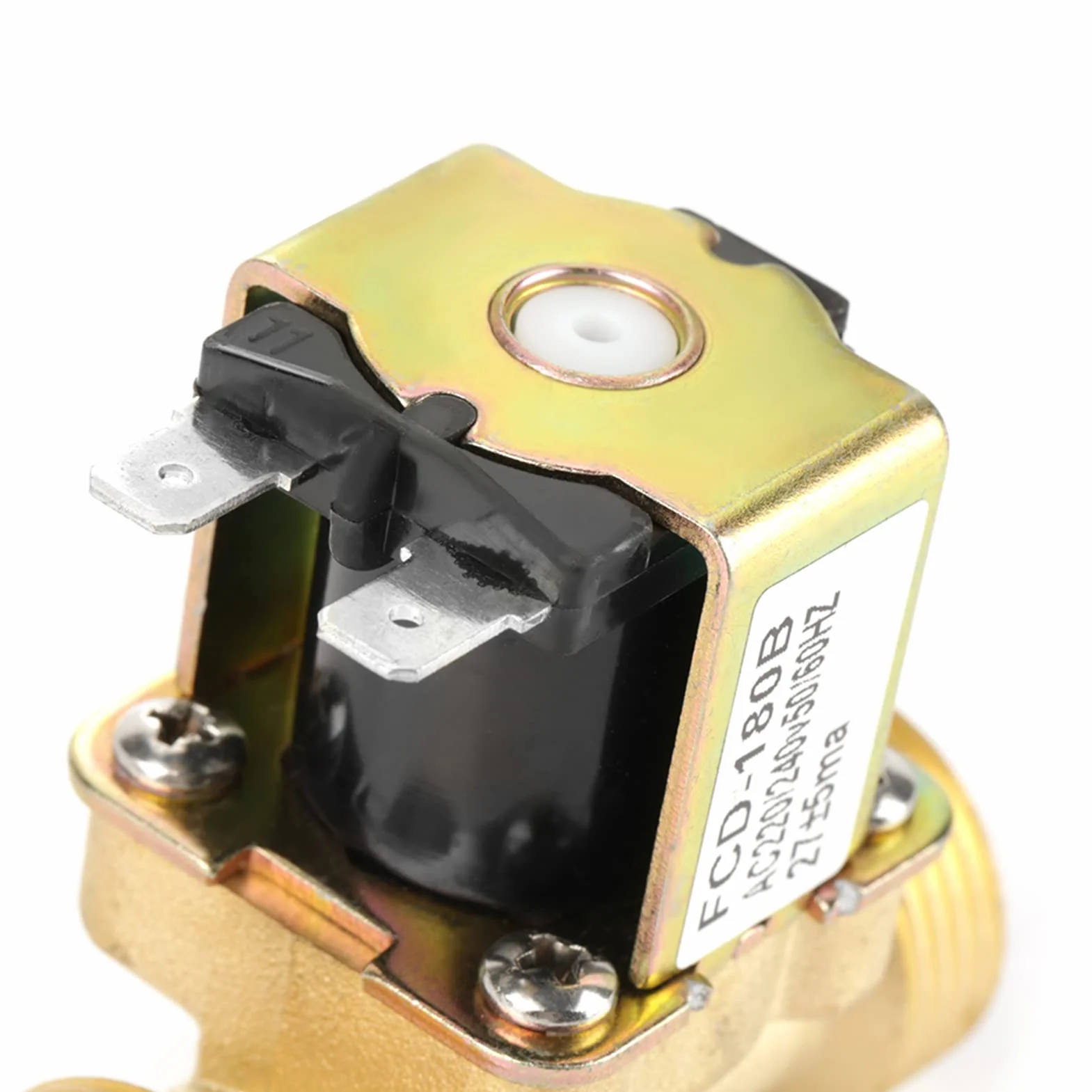 Elektryczny Zawór Wodny Zawór Elektryczny Zawór Zigbee, G3/4 2-drożny Wlot Wody, N/C, Normalnie Zamknięte Ciśnienie, Elektryczny Zawór Elektromagnetyczny, AC 220 V, FCD-180B