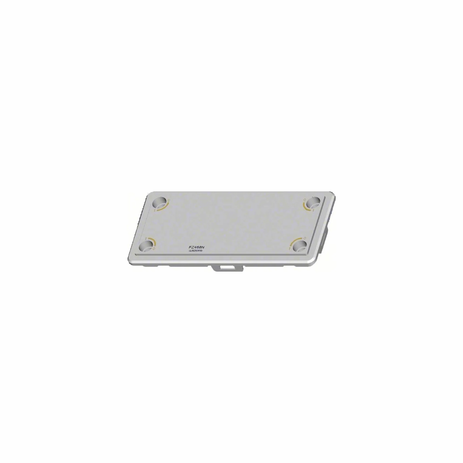 Hager FZ468N Leitungseinführungsflansche IP44/54, univers, ohne Vorprägungen