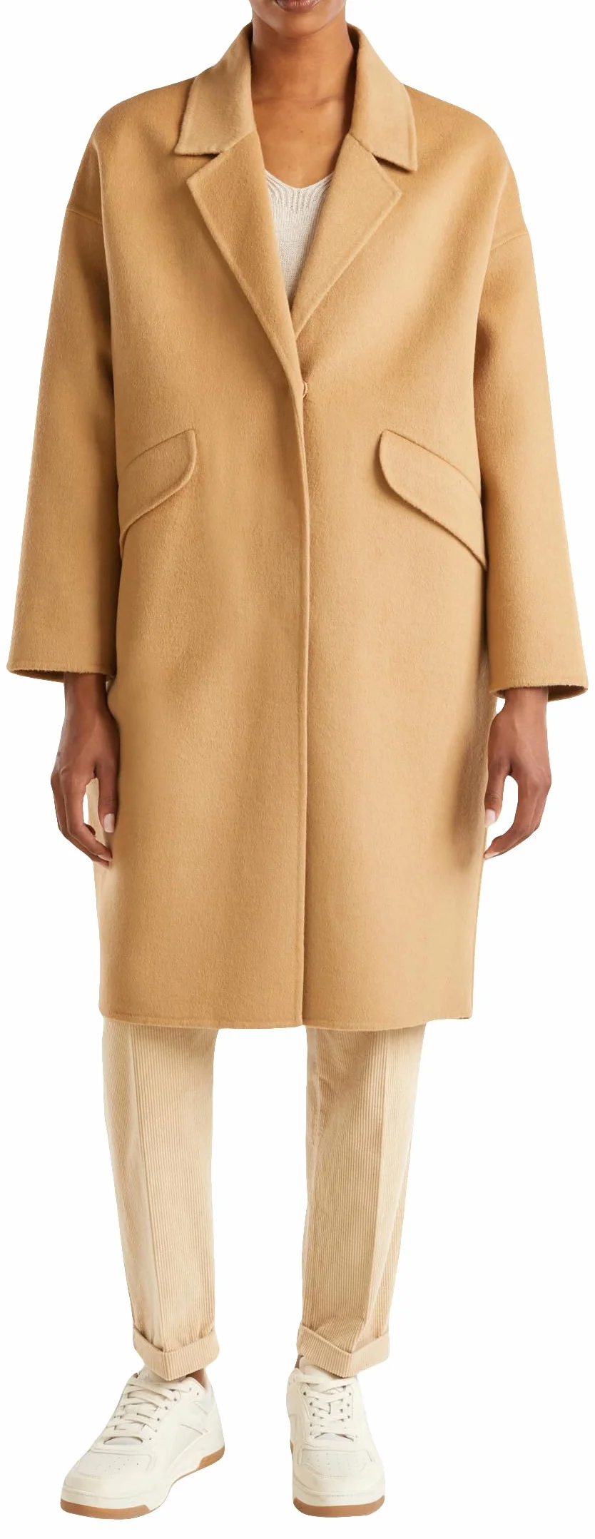 United Colors of Benetton Płaszcz Kobiety Płaszcz 28f7dn06b