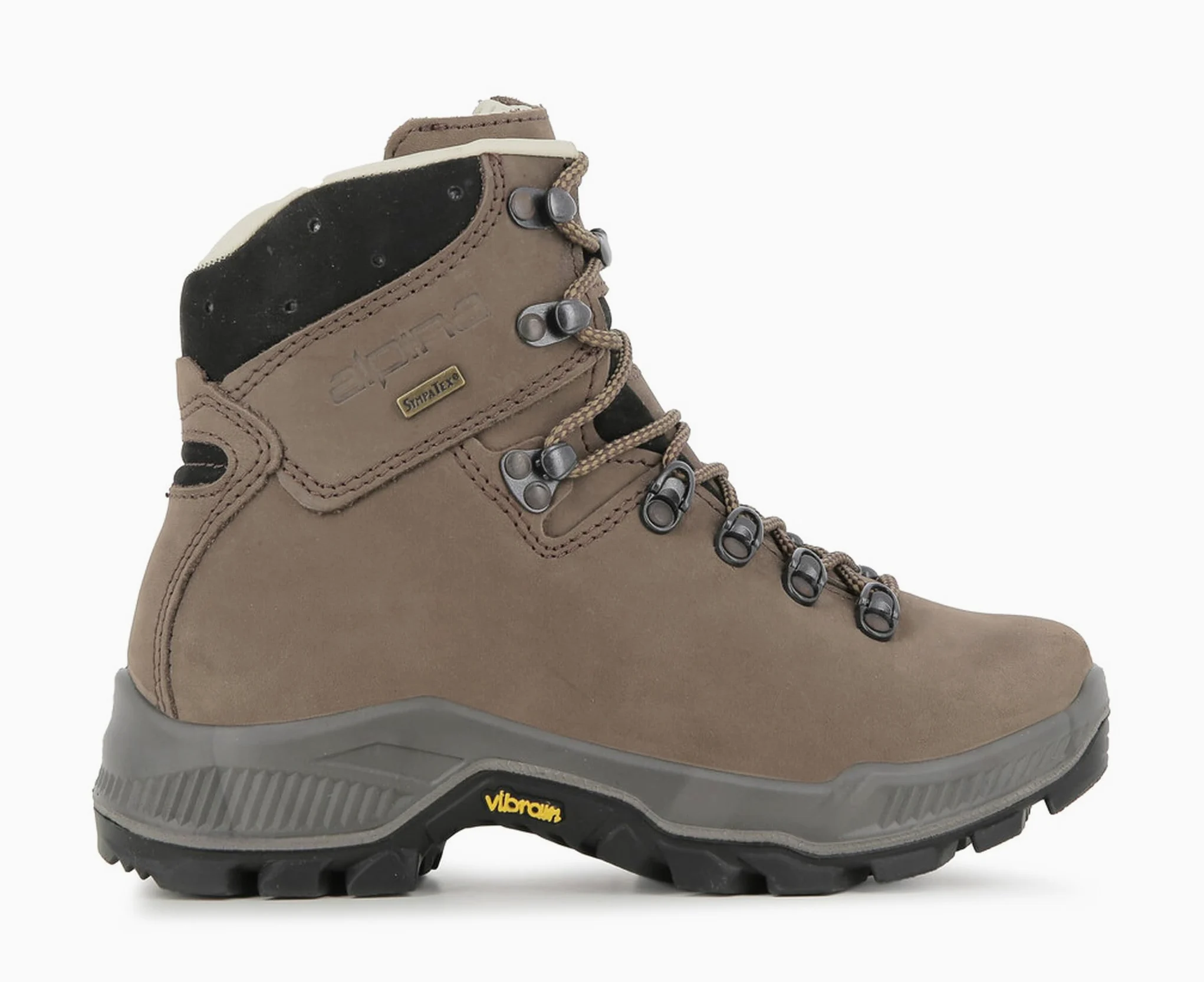 Alpina Tibet Wysokie Buty Trekkingowe Damskie Skórzane | Wodoodporne Buty Trekkingowe z Podeszwą Vibram i Membraną Sympatex