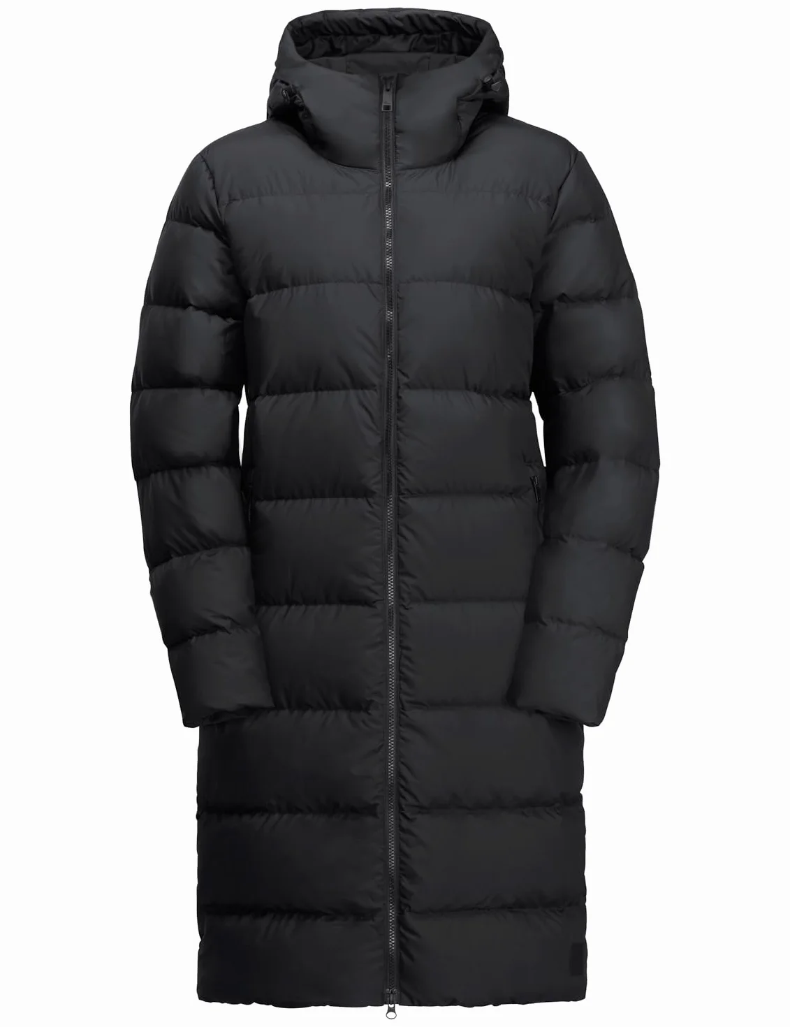 Jack Wolfskin Frozen Palace Coat damska parka puchowa, czarna, M