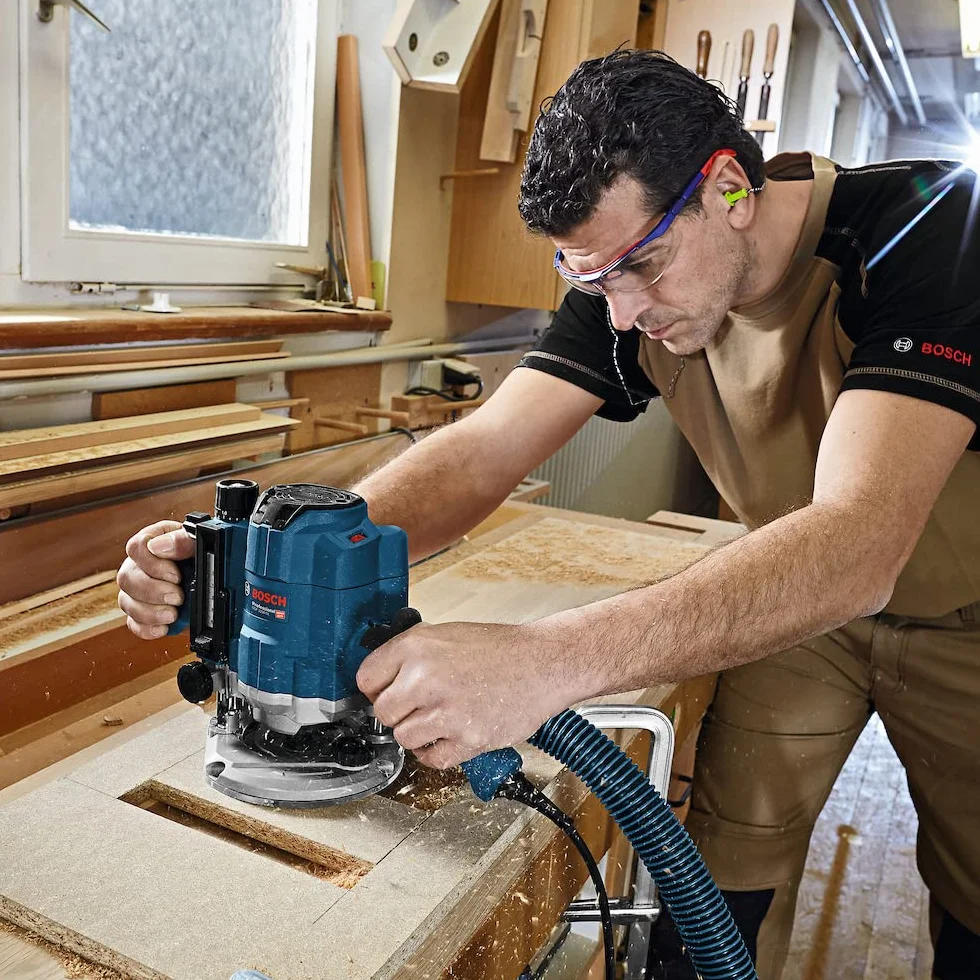 Bosch 1x Frez PRO do zaokrągleń (do Miękkie drewno, Twarde drewno, Ø 36,7 mm, Professional Akcesoria Frez ręczny, Frez krawędziowy)