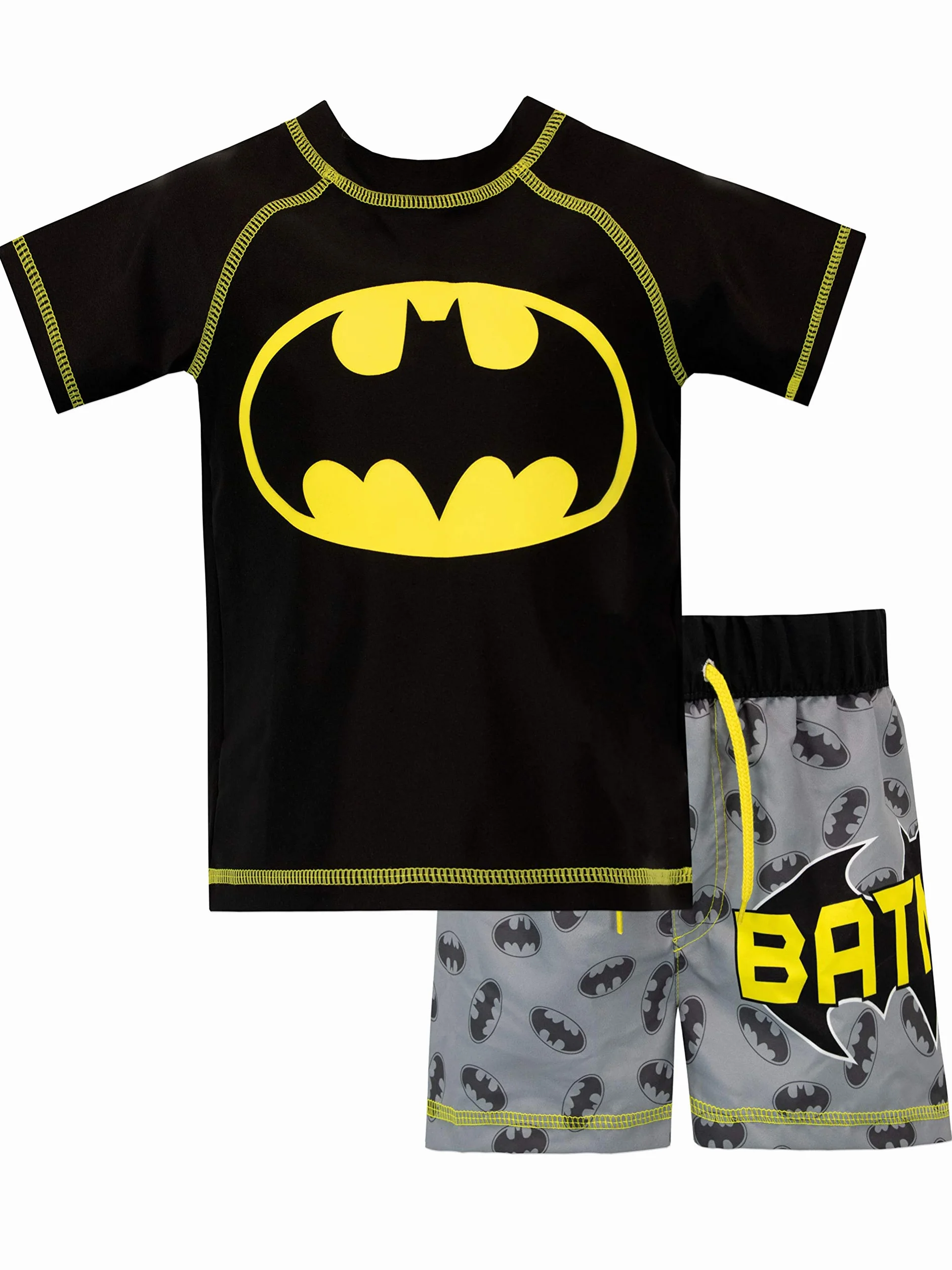 Batman Dwuczęściowy kostium kąpielowy dla chłopców DC Comics